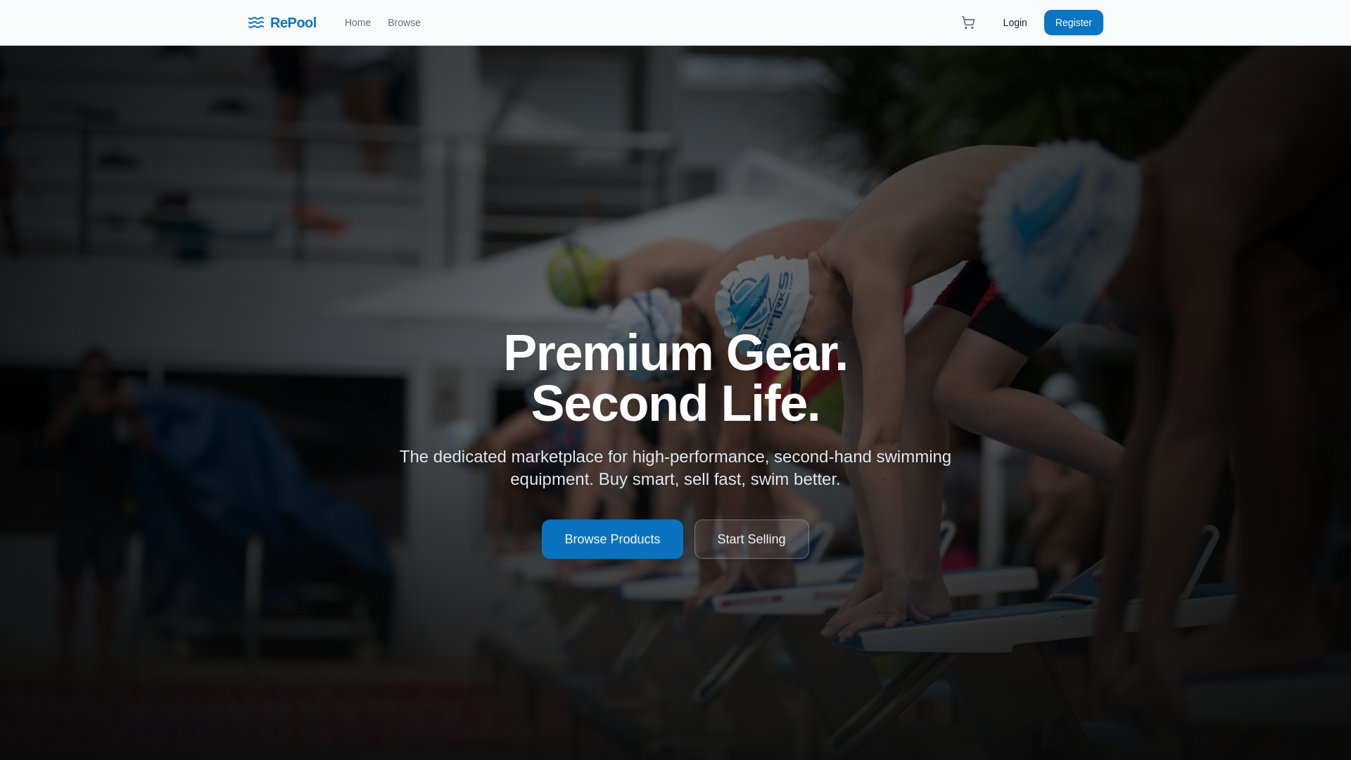 website screenshot of https://repoolequipment.com/