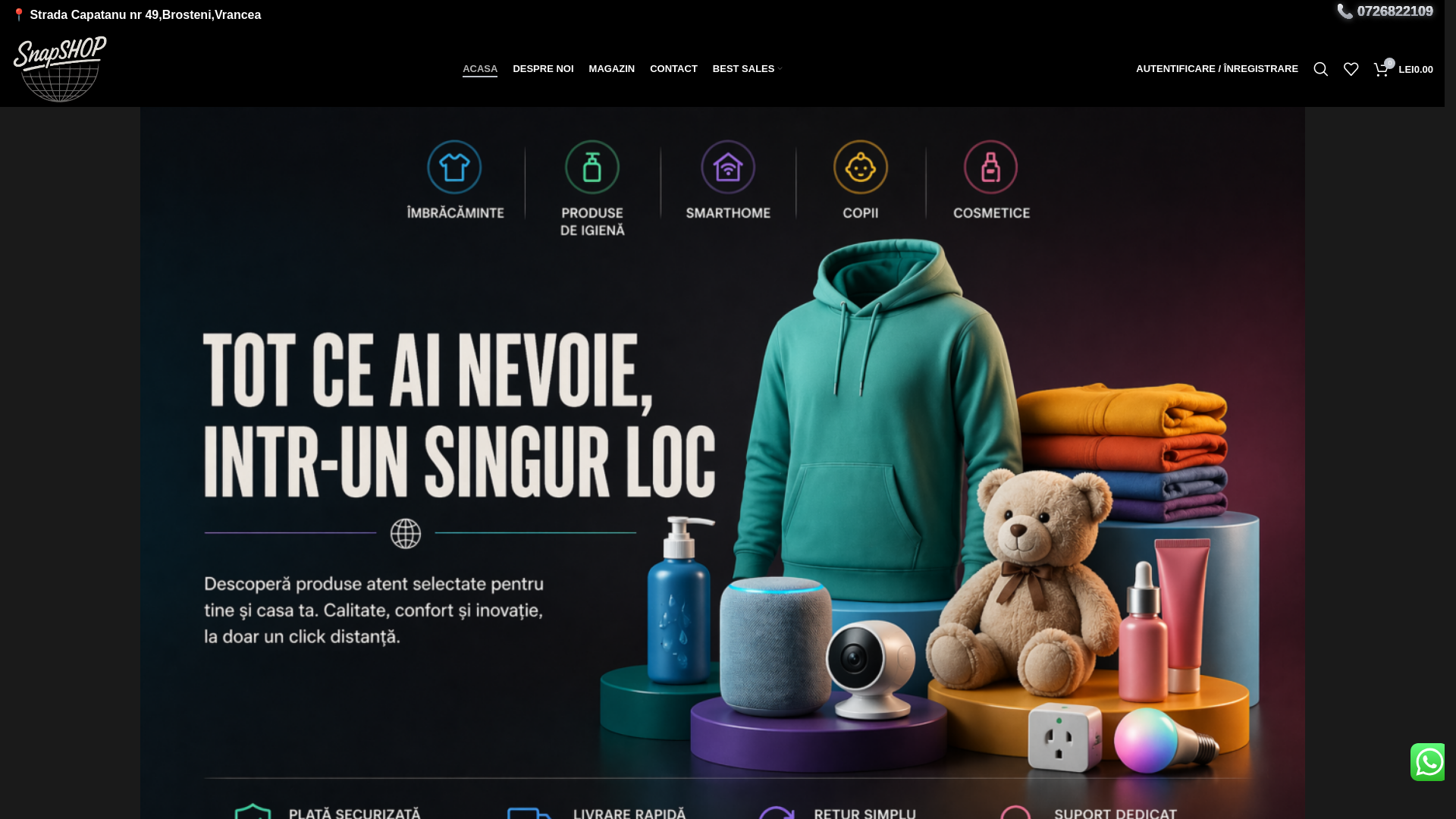 website screenshot of https://snapshotscreative.eu/