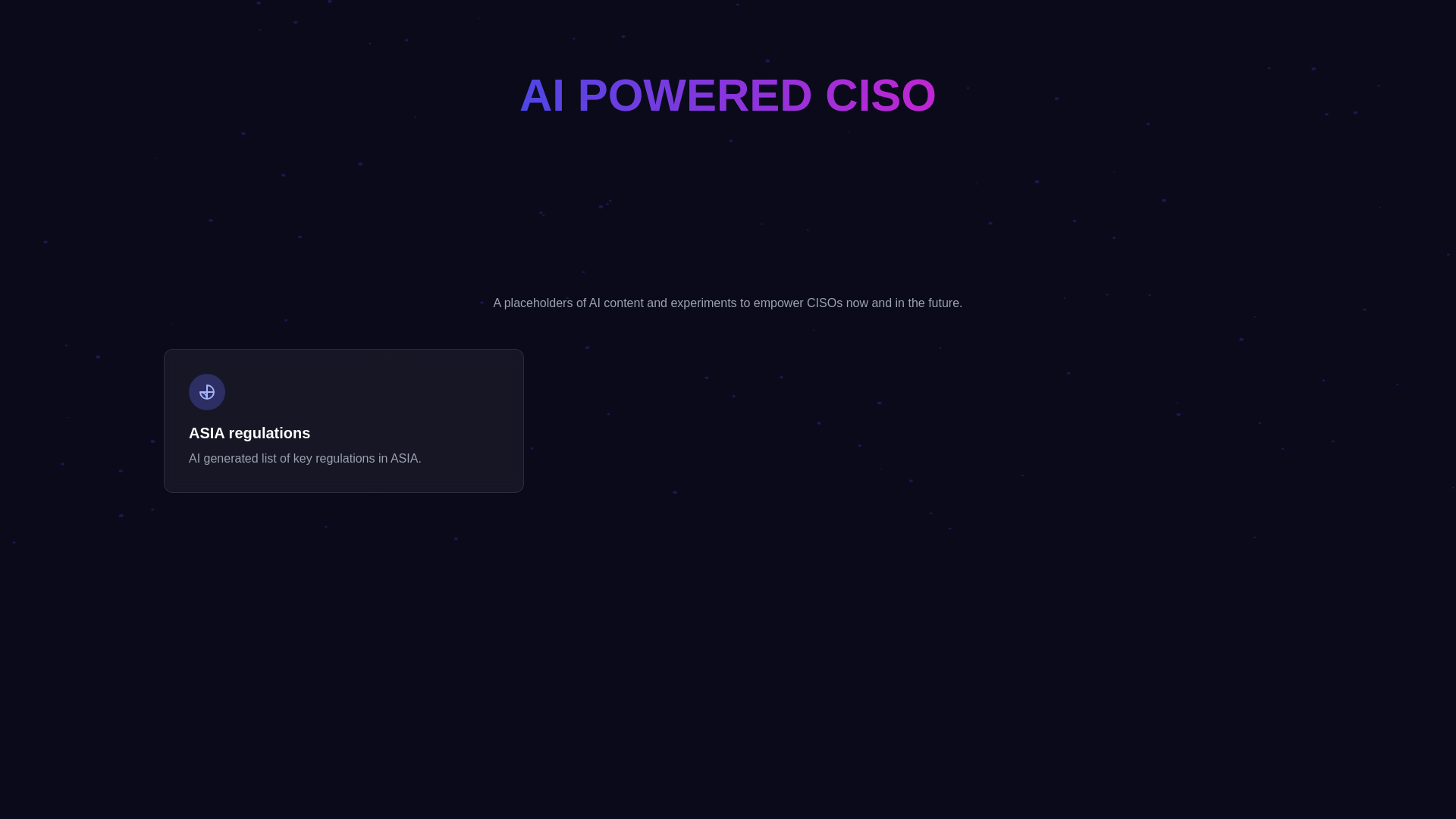 website screenshot of https://aipoweredciso-com.pages.dev/