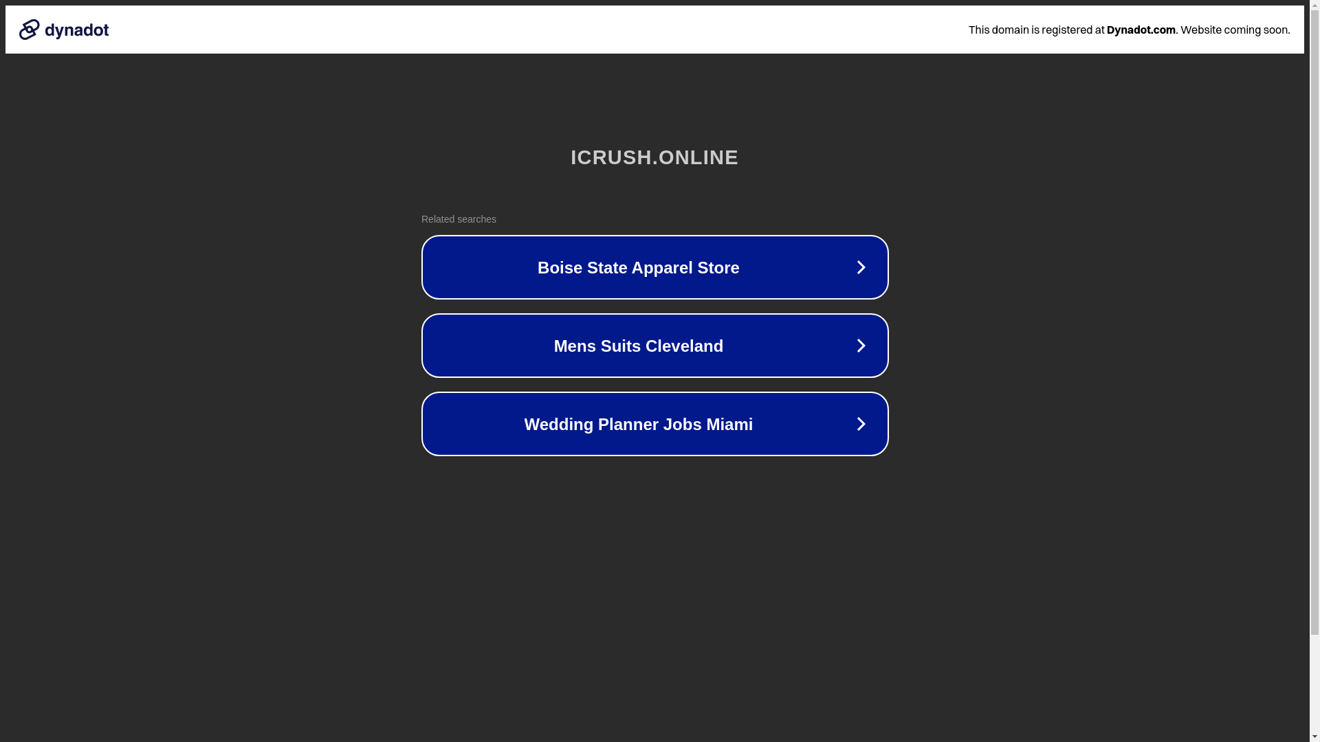 website screenshot of https://icrush.online/