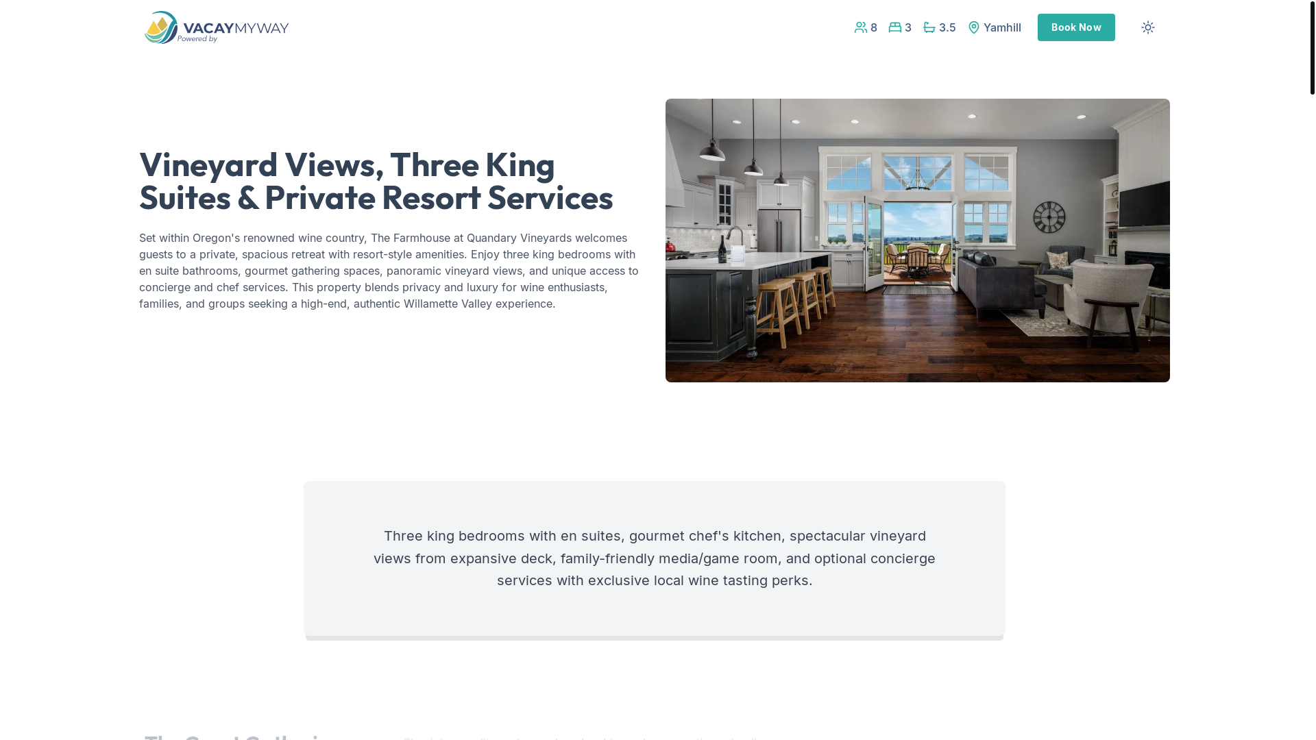 website screenshot of https://willamettevista.house/