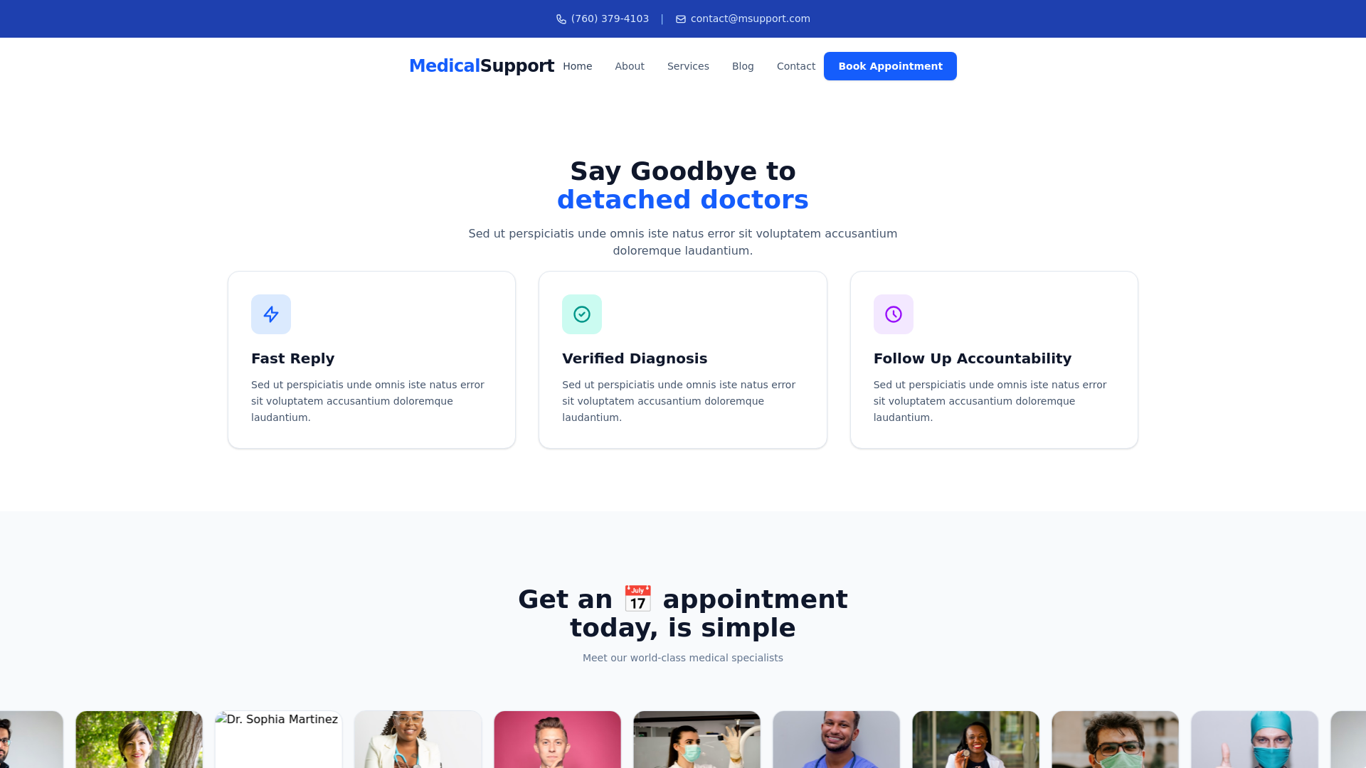 website screenshot of https://doct-site-6vuuho.pages.dev/