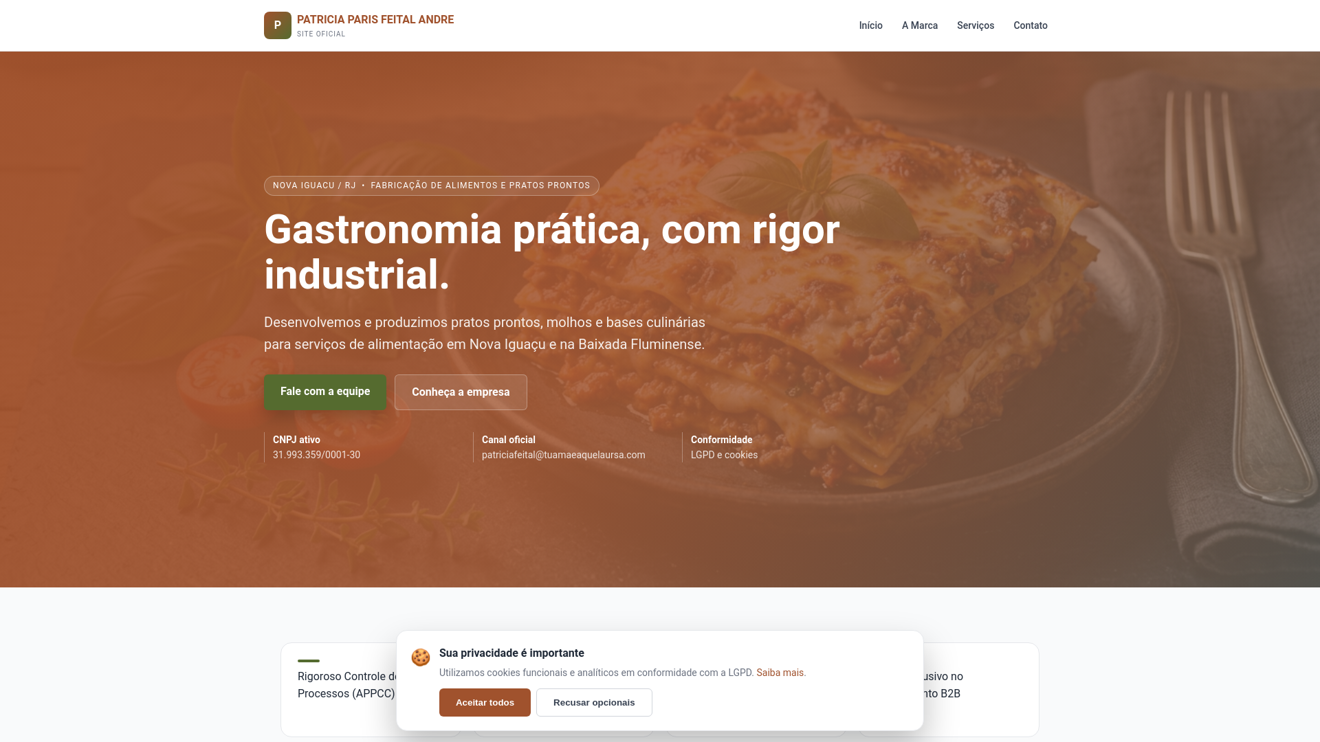 website screenshot of https://patricia-paris-feital-andre.pages.dev/