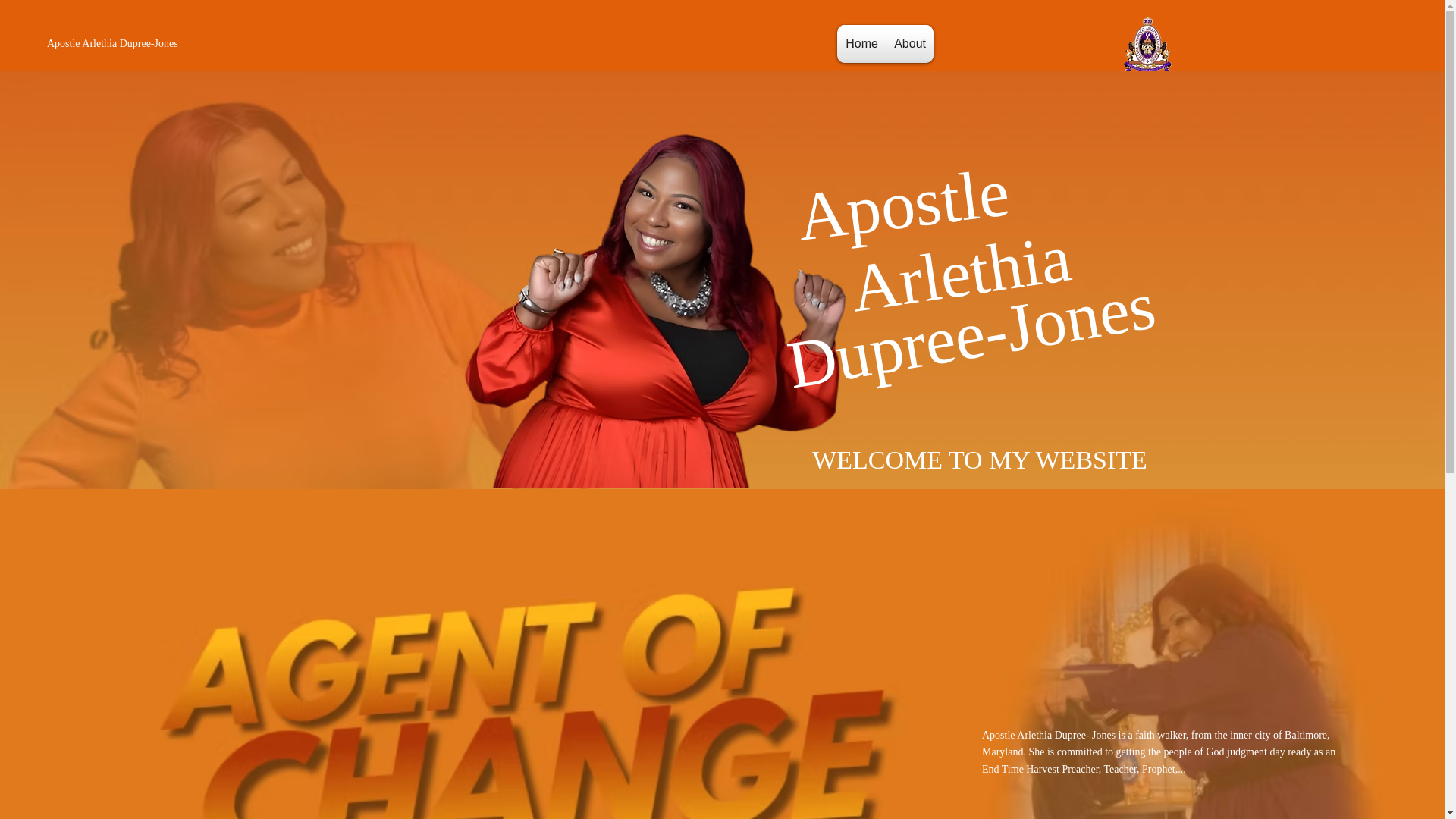 website screenshot of https://apostlearlethiadupreejones.org/