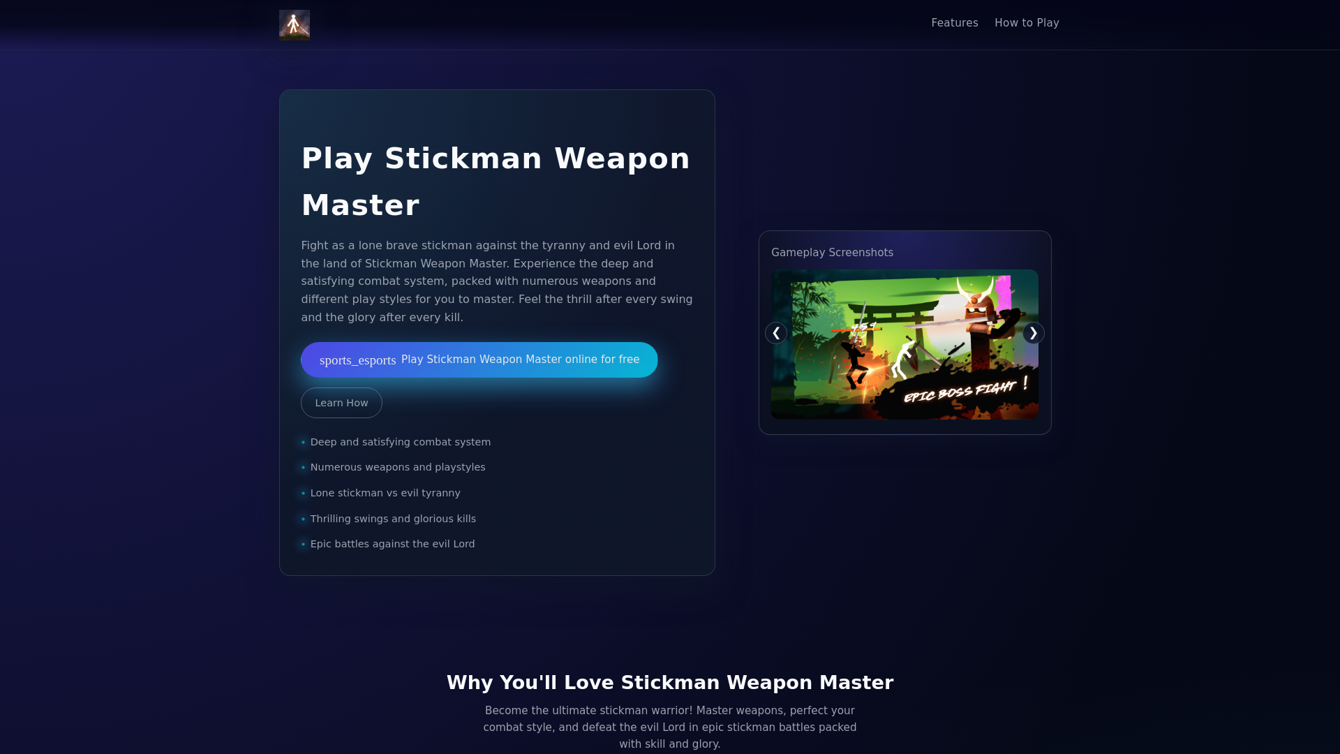 website screenshot of https://playstickmanweaponmaster.pages.dev/