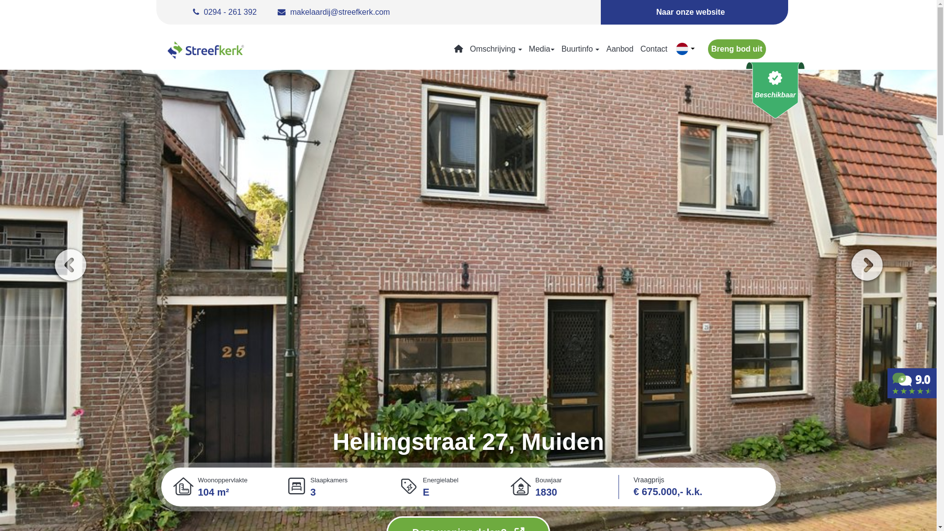 website screenshot of https://hellingstraat27-1.nl/