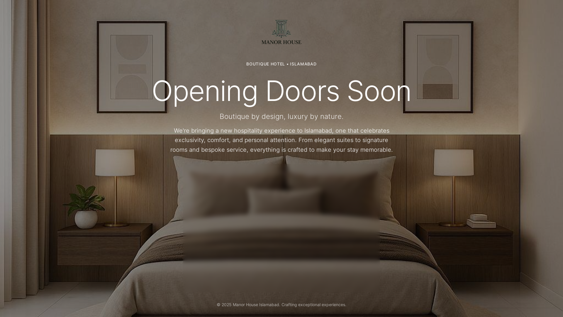 website screenshot of https://manorhouse.pk/