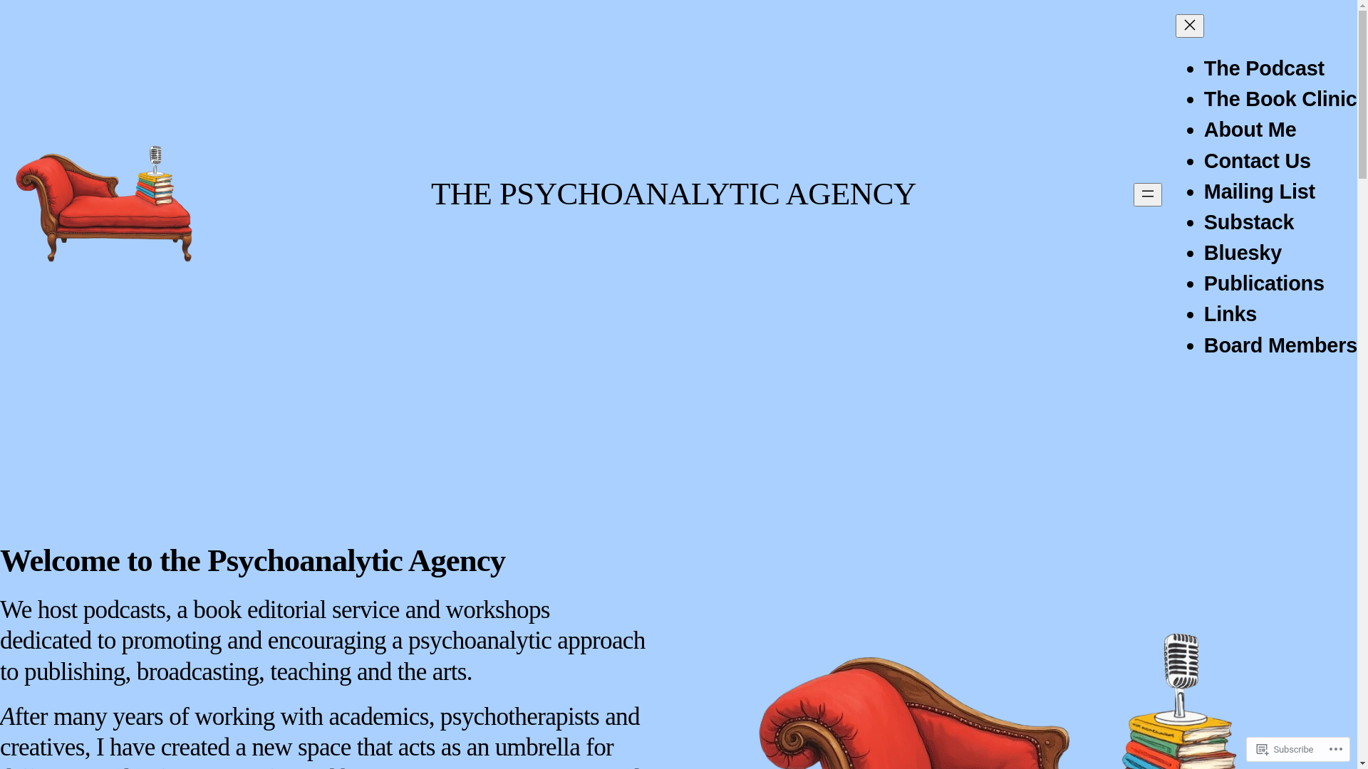 website screenshot of https://thepsychoanalyticagency.co.uk/