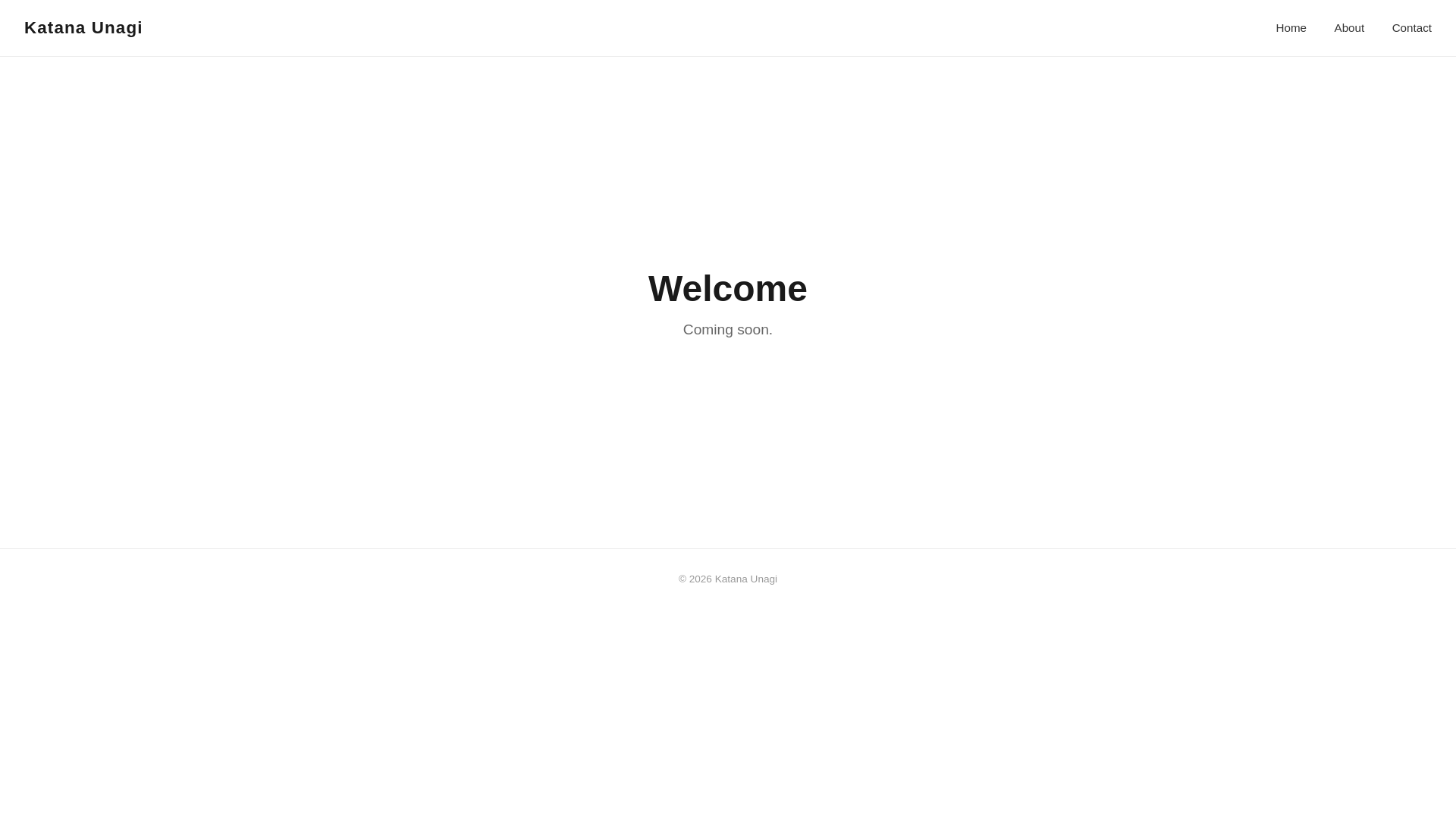 website screenshot of https://katanaunagi-hp.pages.dev/