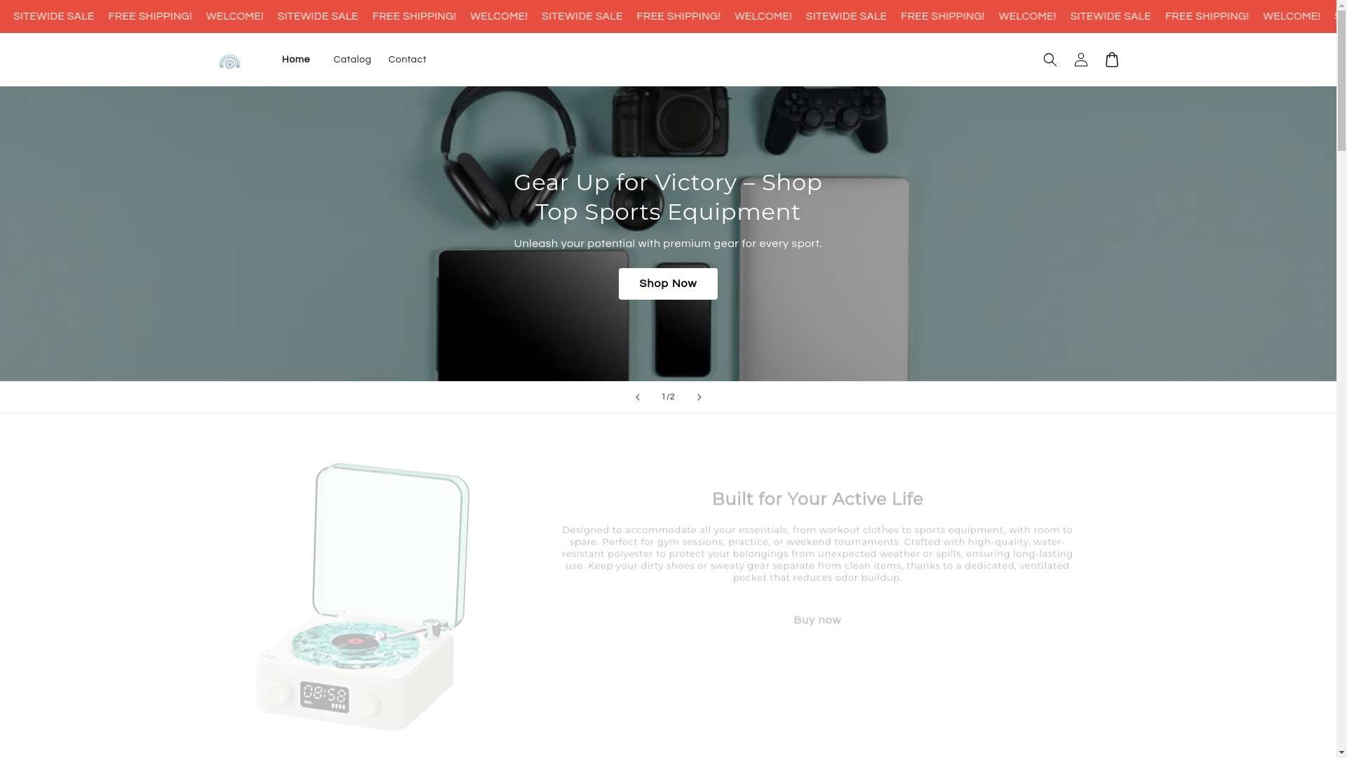 website screenshot of https://gearuptraining.store/