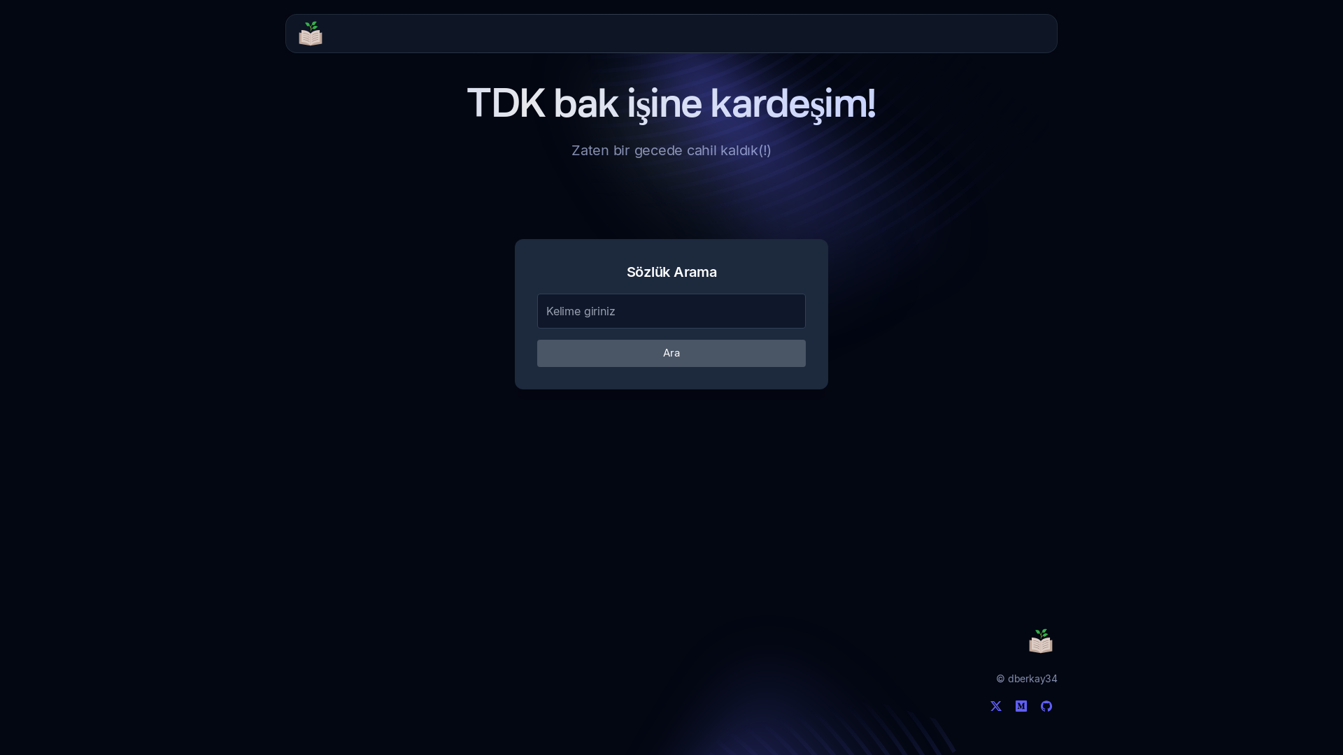 website screenshot of https://birgecedecahilkaldik.com/