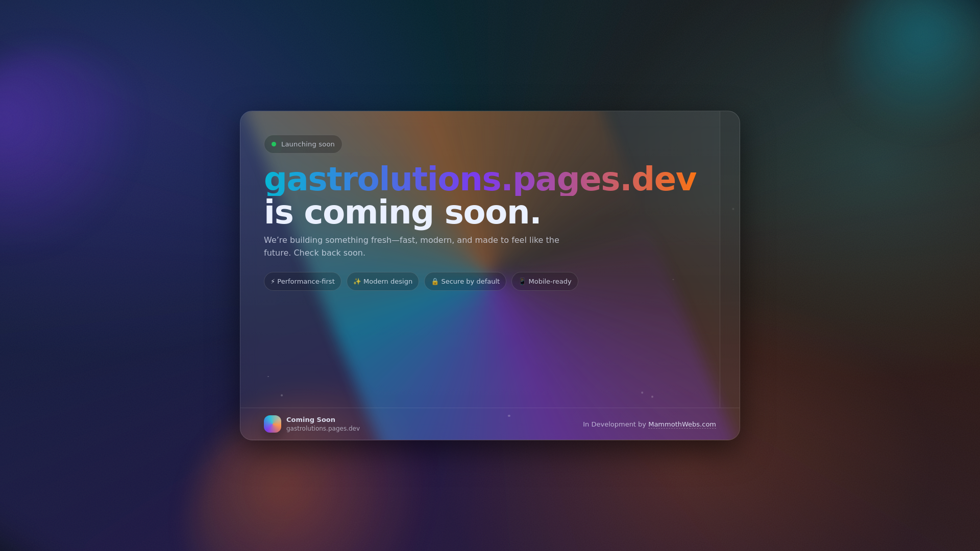 website screenshot of https://gastrolutions.pages.dev/