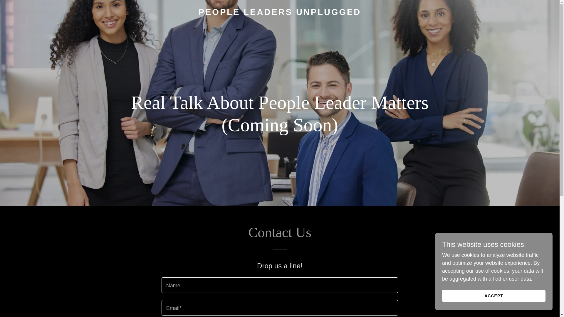 website screenshot of https://peopleleadersunplugged.com/