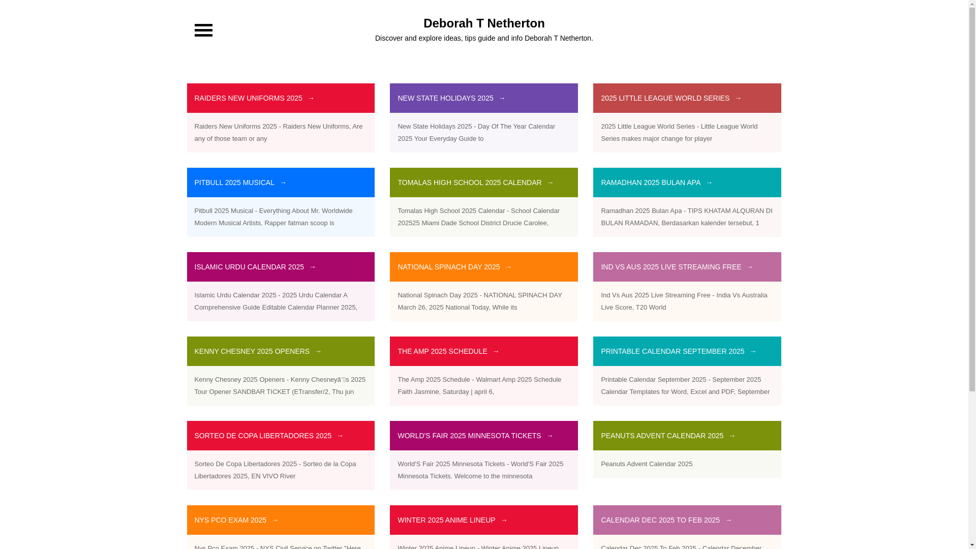 website screenshot of https://deborahtnethertonr.pages.dev/