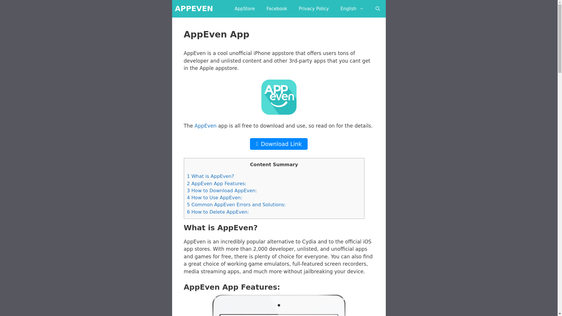 website screenshot of https://appeven.pages.dev/