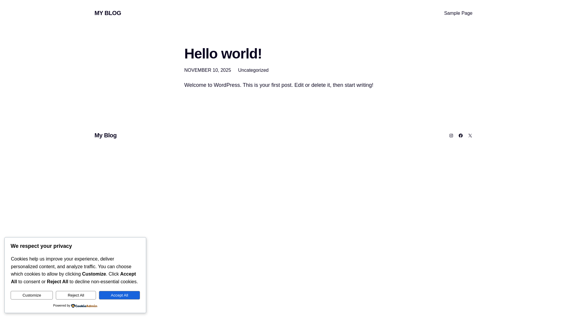 website screenshot of https://lovelylittlehamper.com/