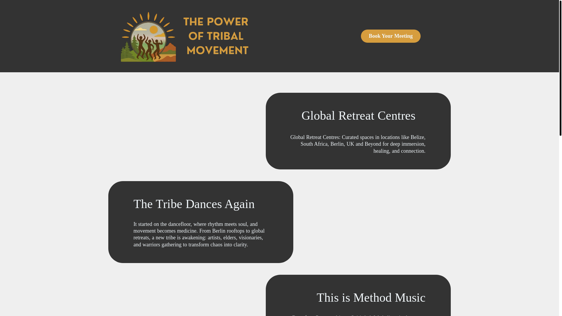 website screenshot of https://powerofthetribalmovement.com/