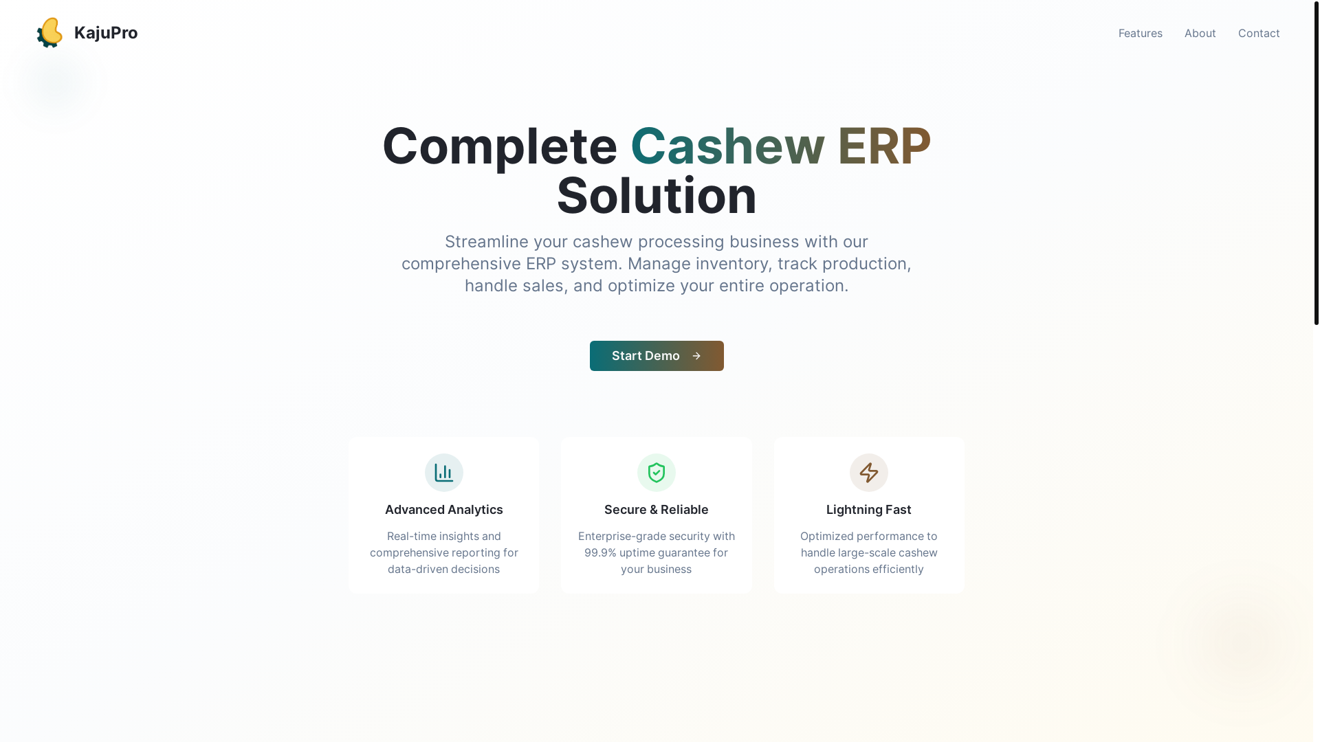 website screenshot of https://kajupro-landing.pages.dev/