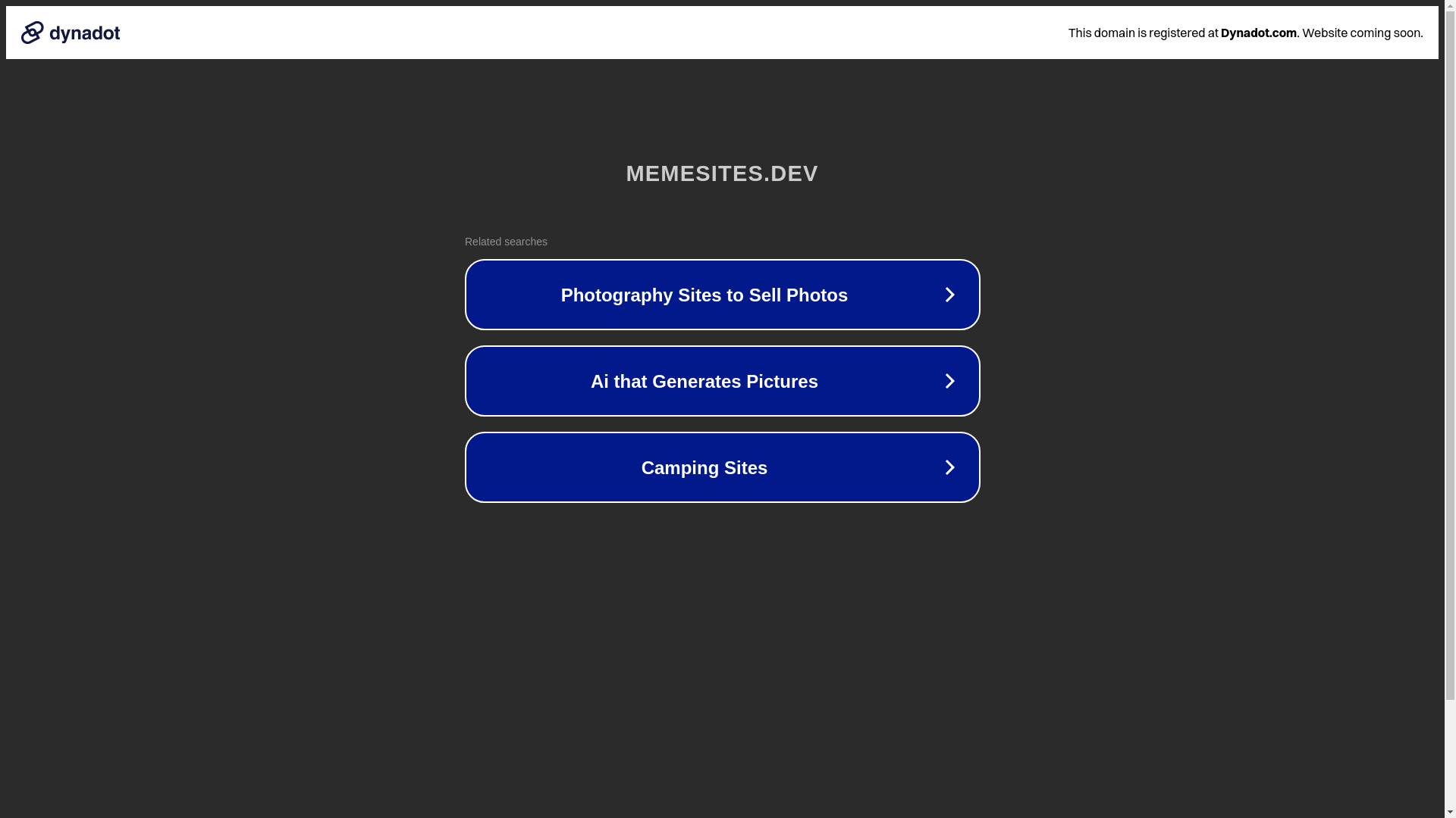 website screenshot of https://memesites.dev/