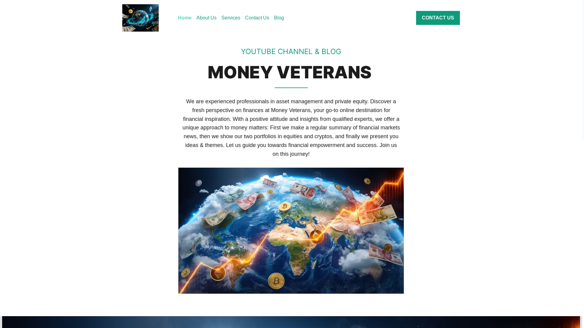 website screenshot of https://money-veterans.com/