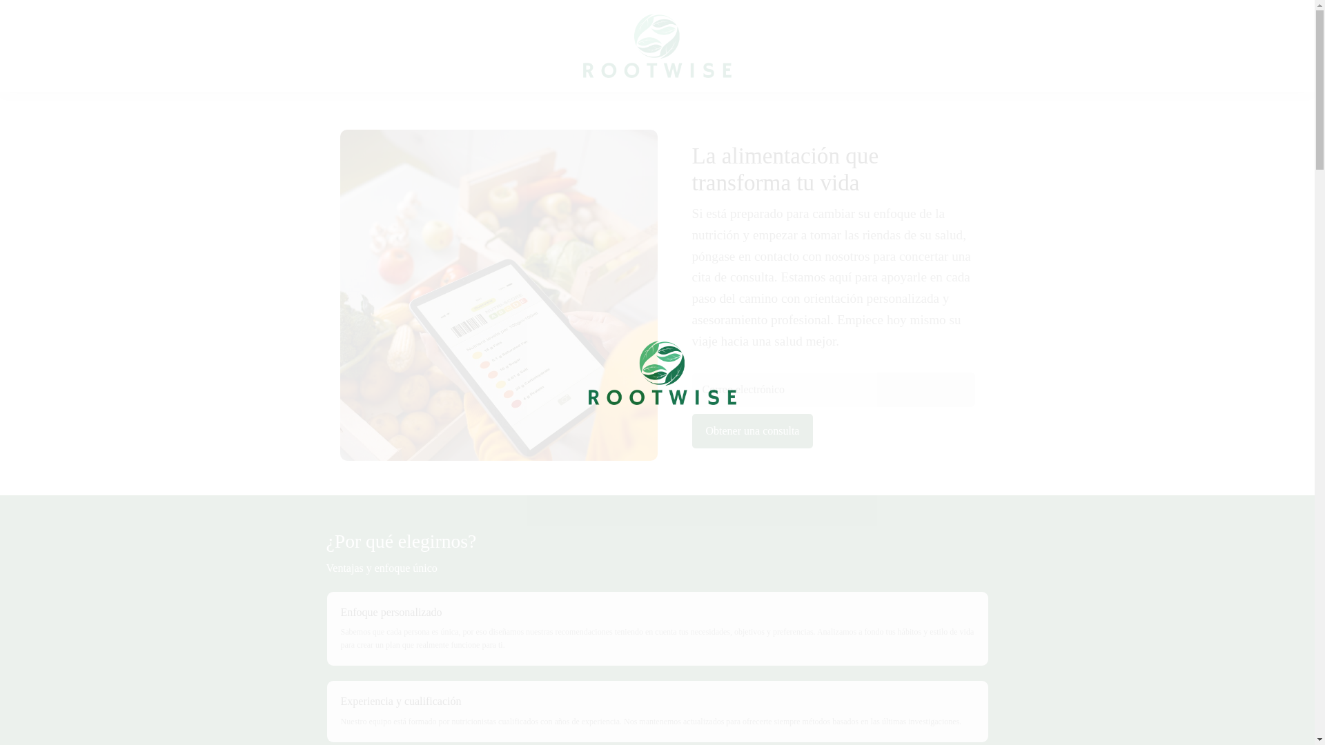website screenshot of https://rootwiseone.info/
