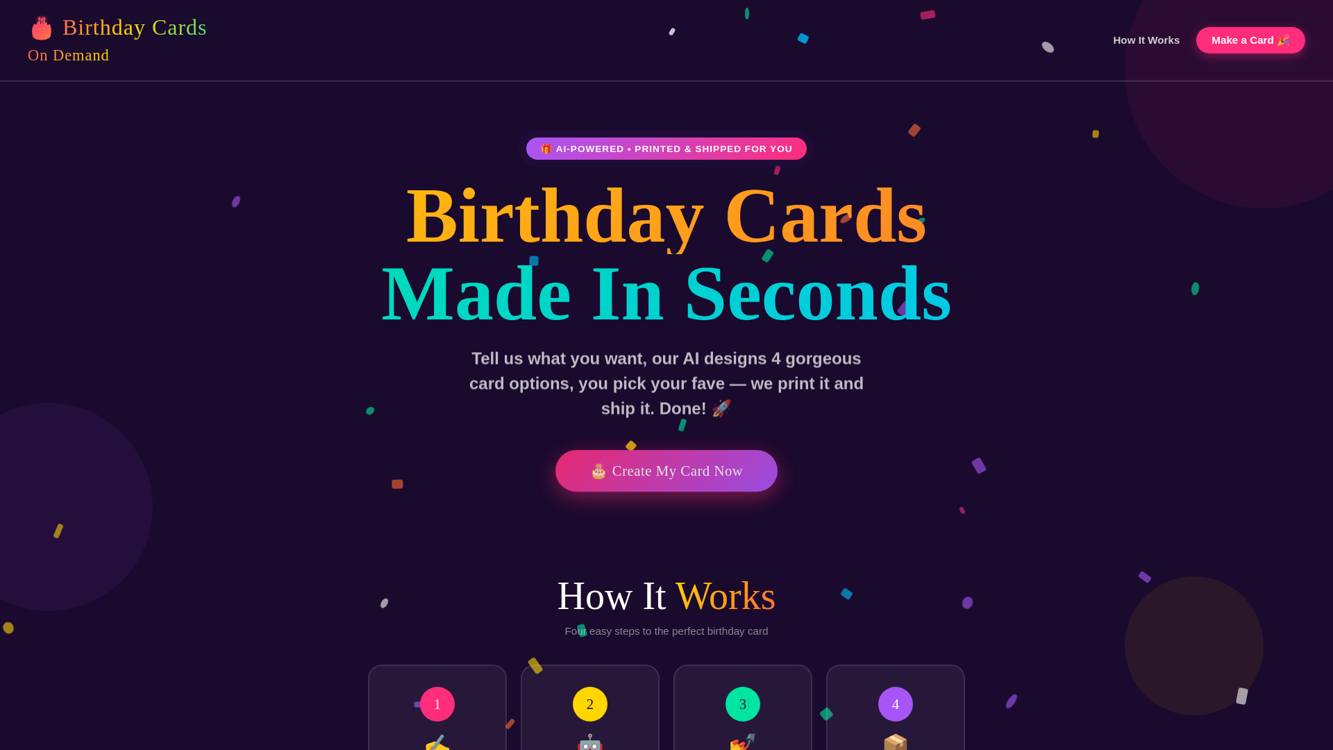 website screenshot of https://boomitsyourbirthday.com