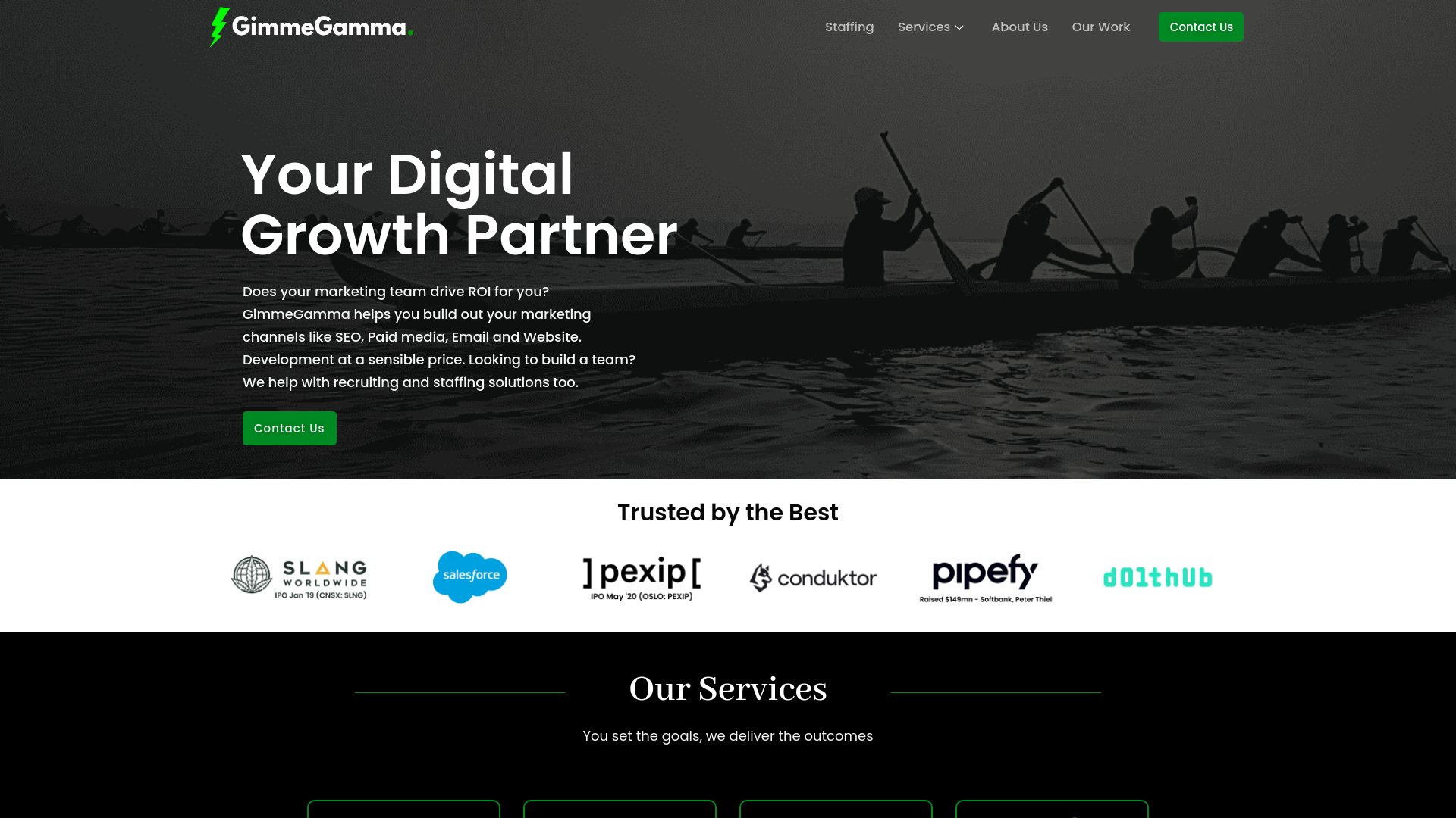 website screenshot of https://searchgimmegamma.com