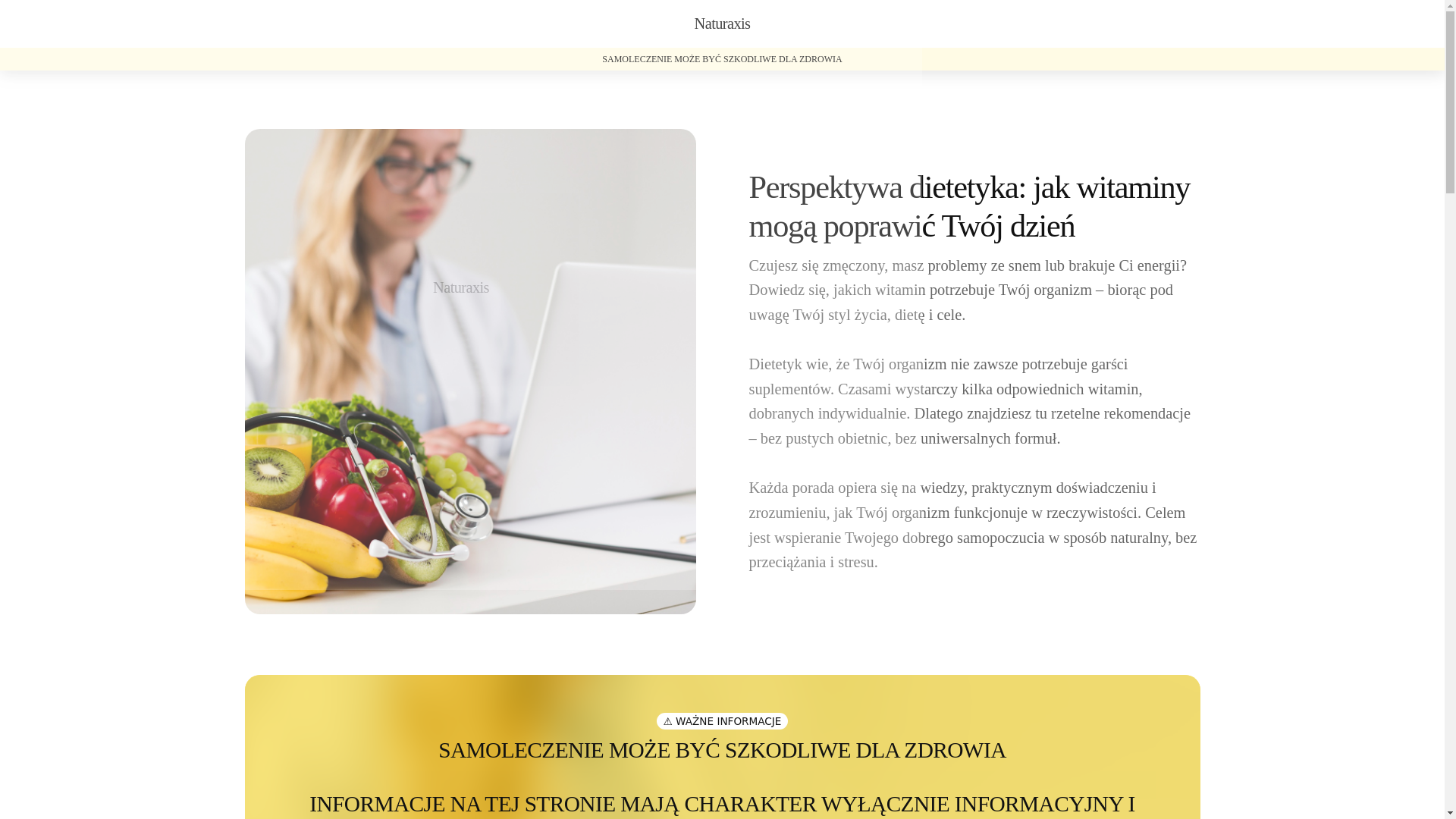 website screenshot of https://naturaxisa.info/