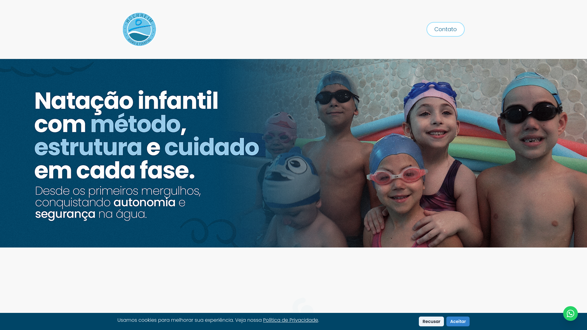 website screenshot of https://hochheimkids.com.br/