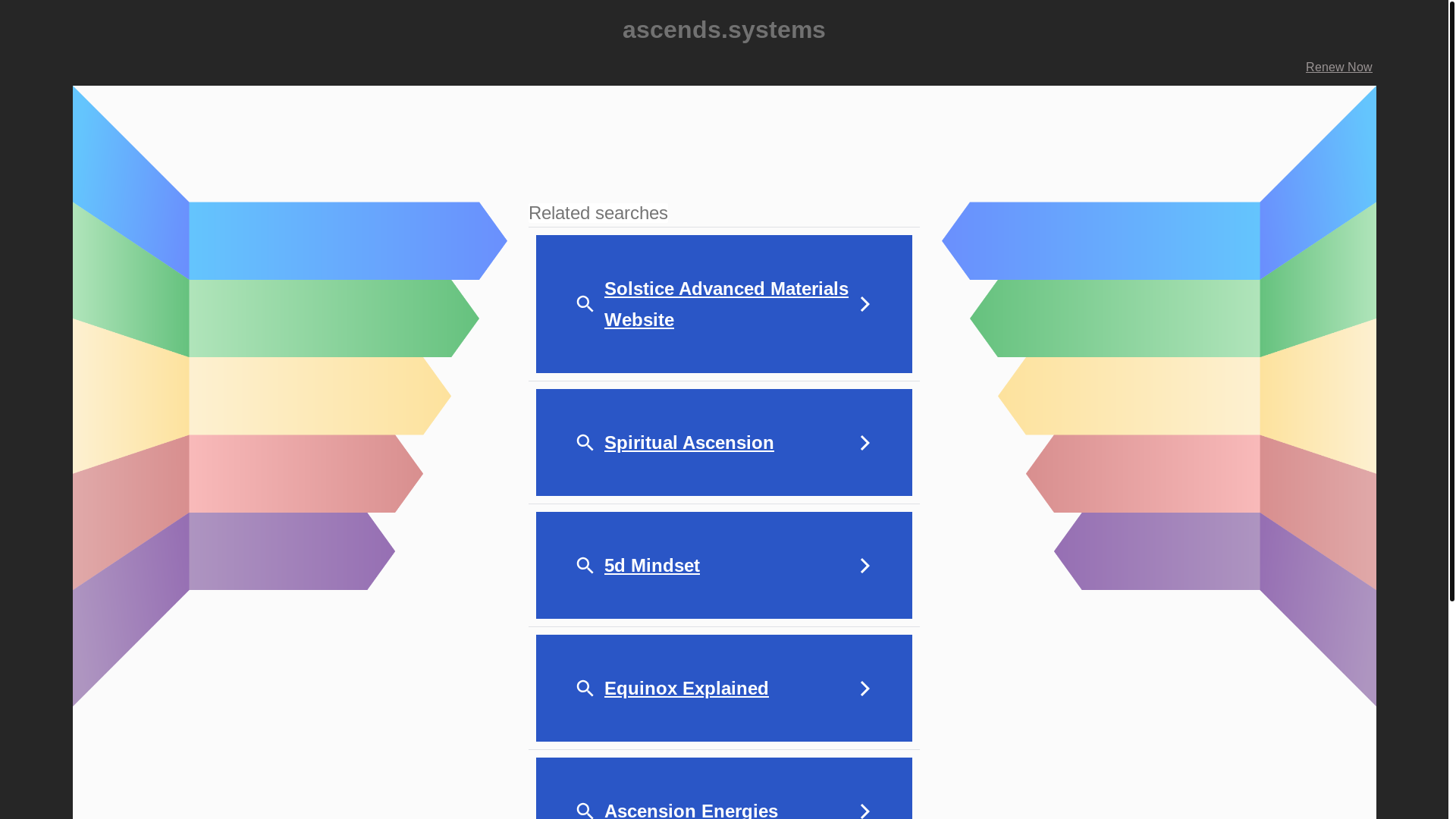 website screenshot of https://ascends.systems/