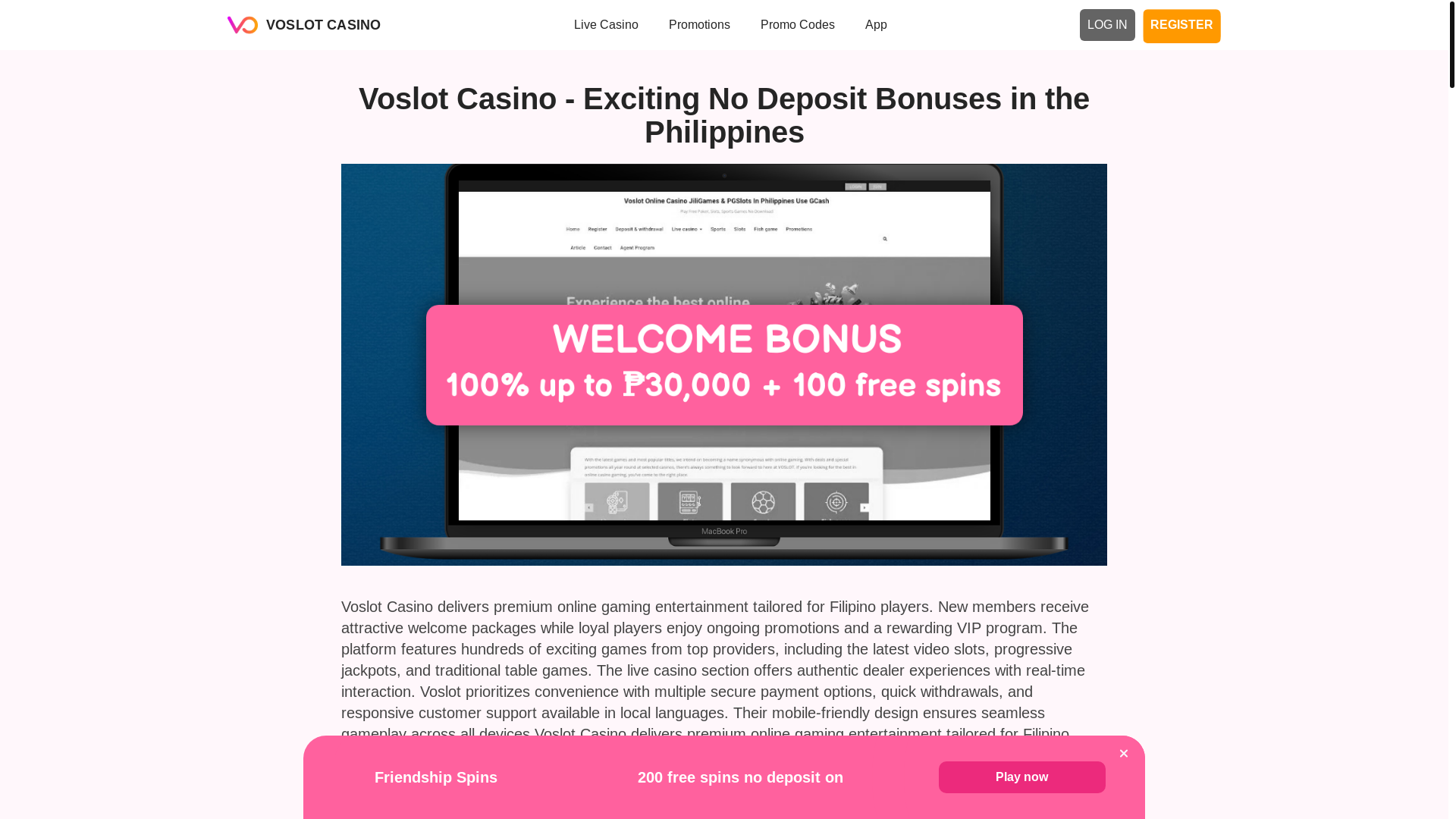 website screenshot of https://voslot-casino-net.pages.dev/