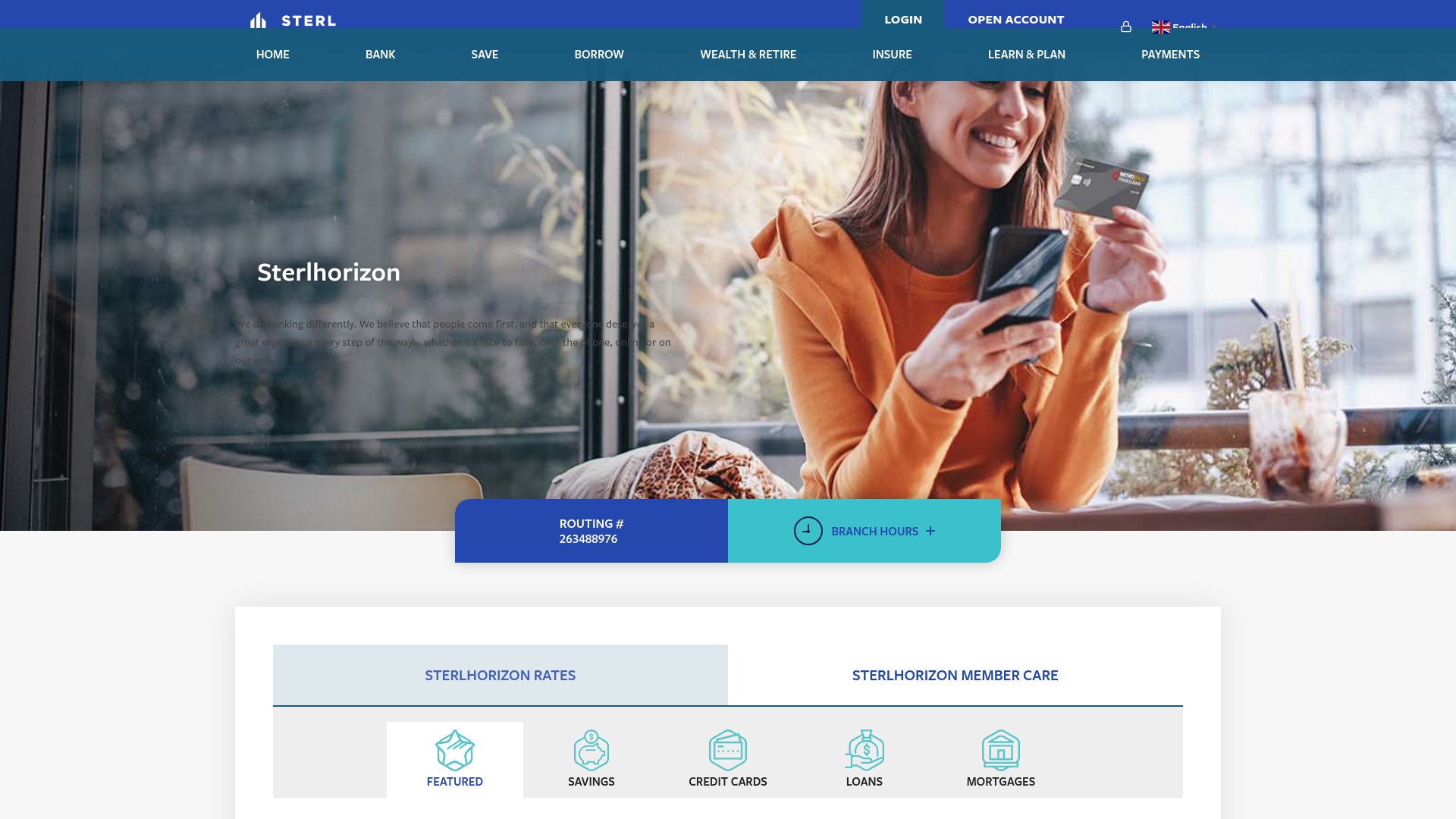 website screenshot of https://sterlhorizonltd.com/