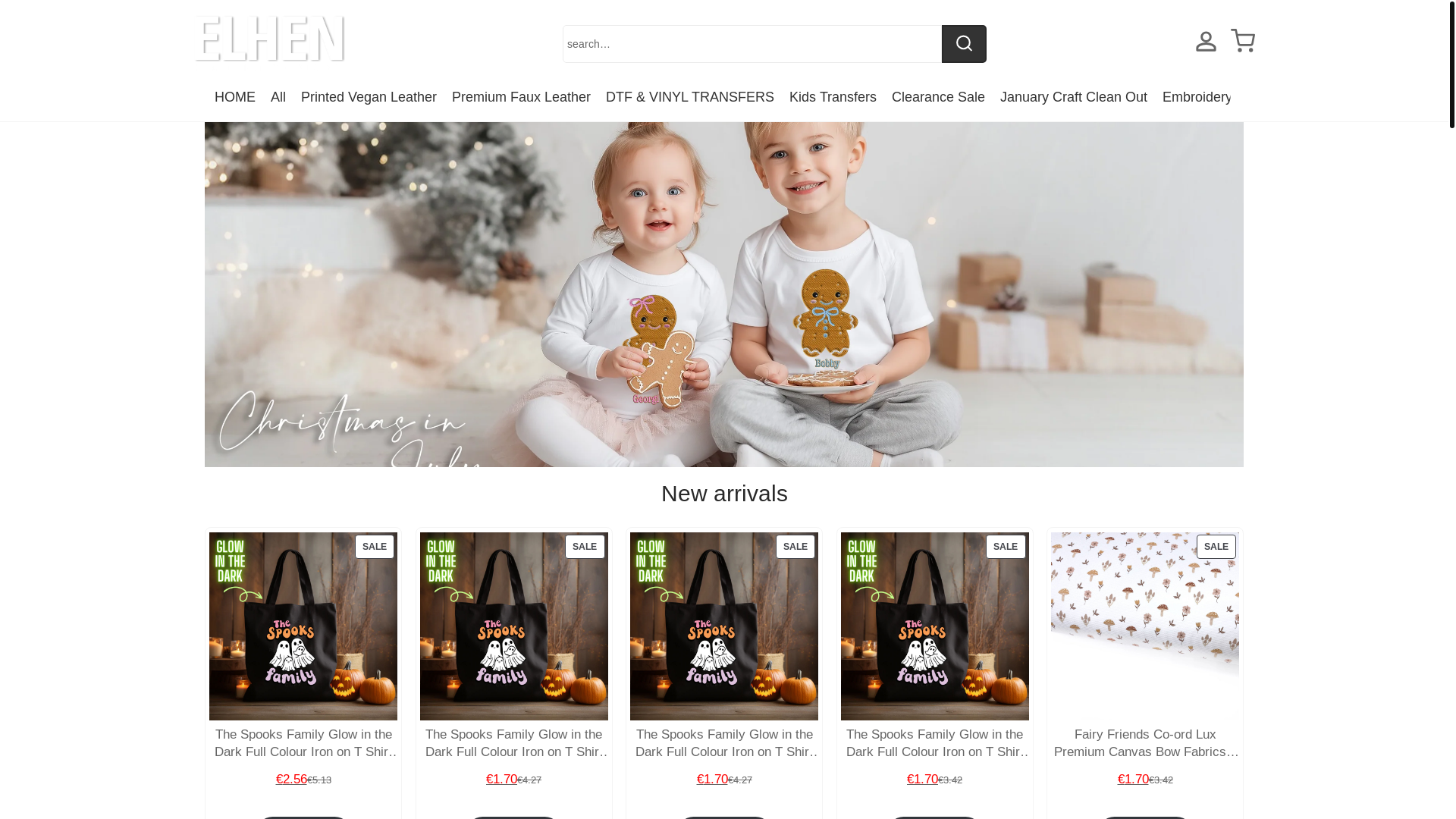 website screenshot of https://elhenshop.com/
