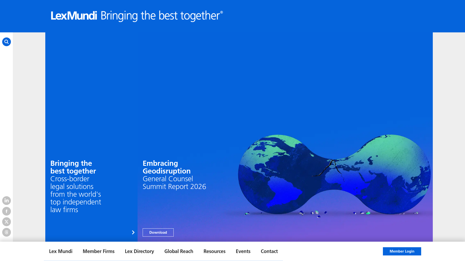 website screenshot of https://www.lexmundi.com/