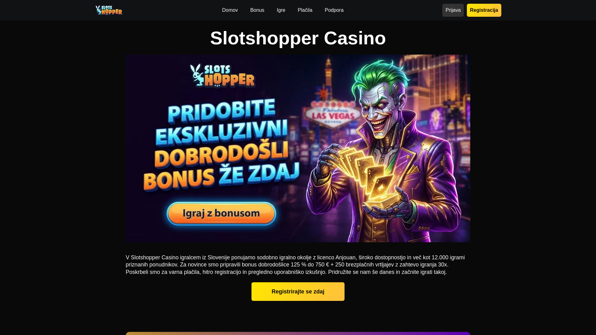 website screenshot of https://slotshopper-si-50208.pages.dev/