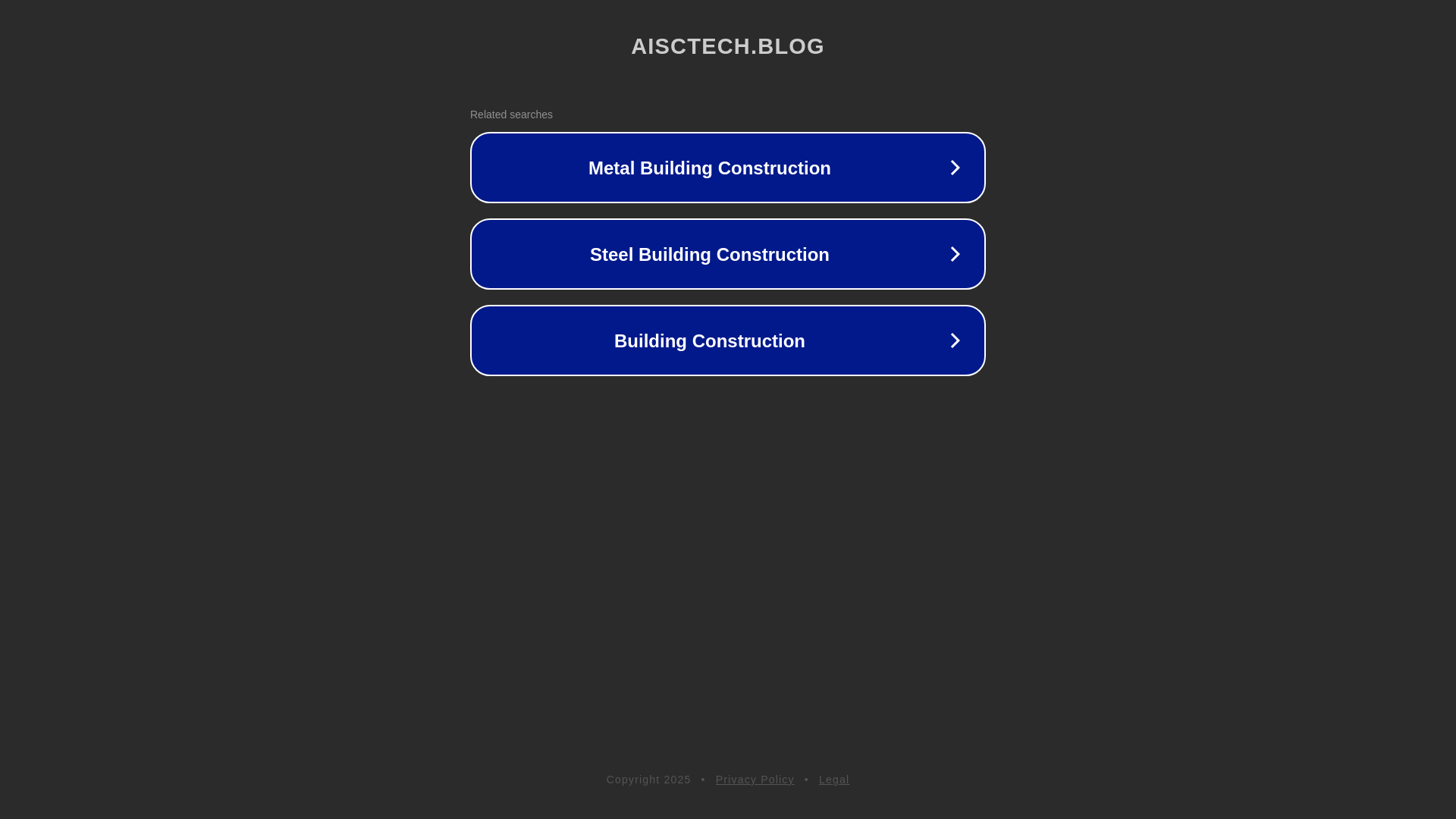 website screenshot of https://aisctech.blog/