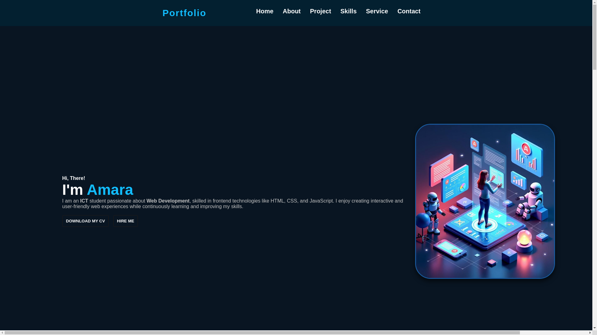 website screenshot of https://thorngamara273-personaltech-portfolio.pages.dev/