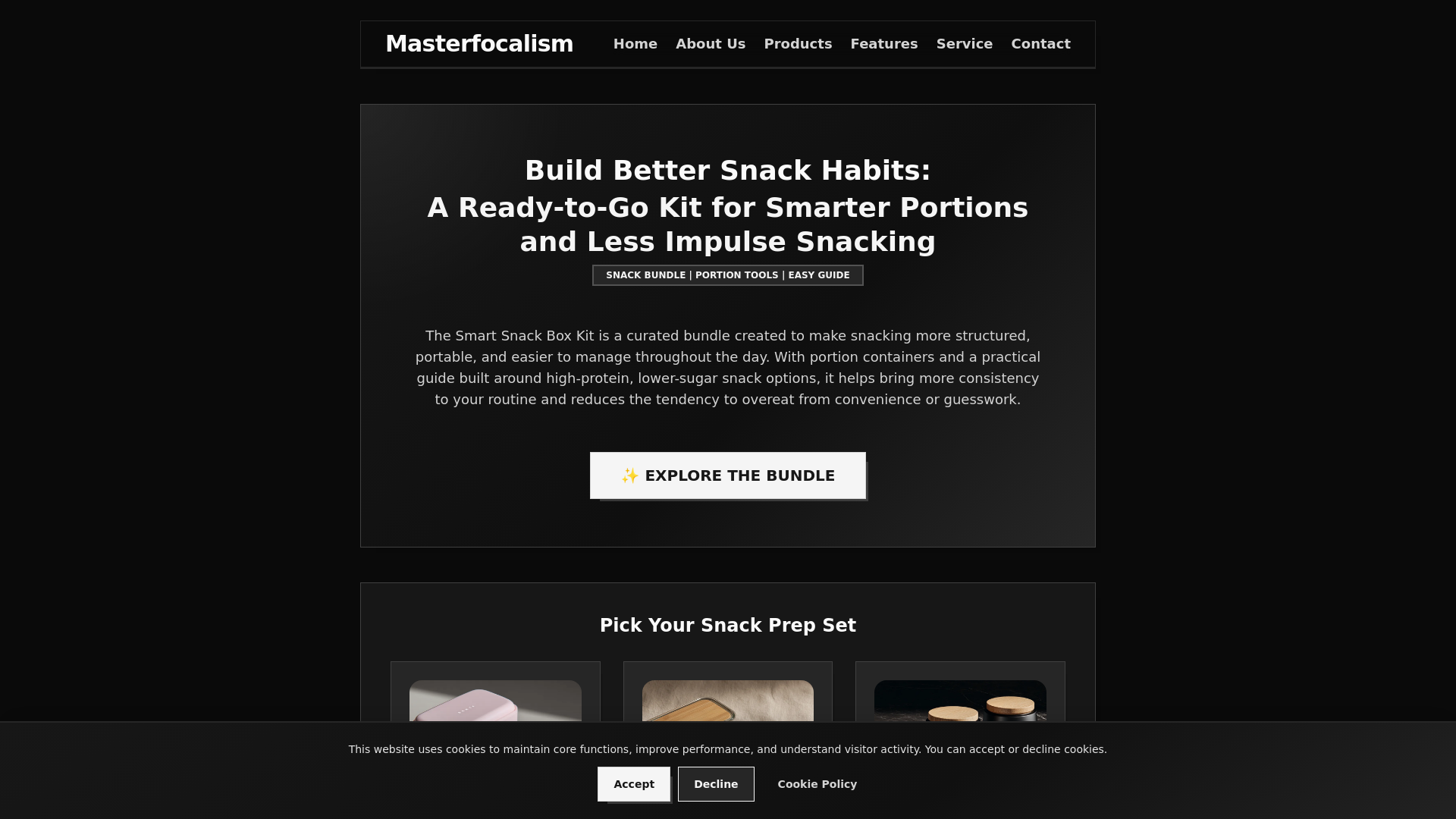 website screenshot of https://masterfocalism.cc/