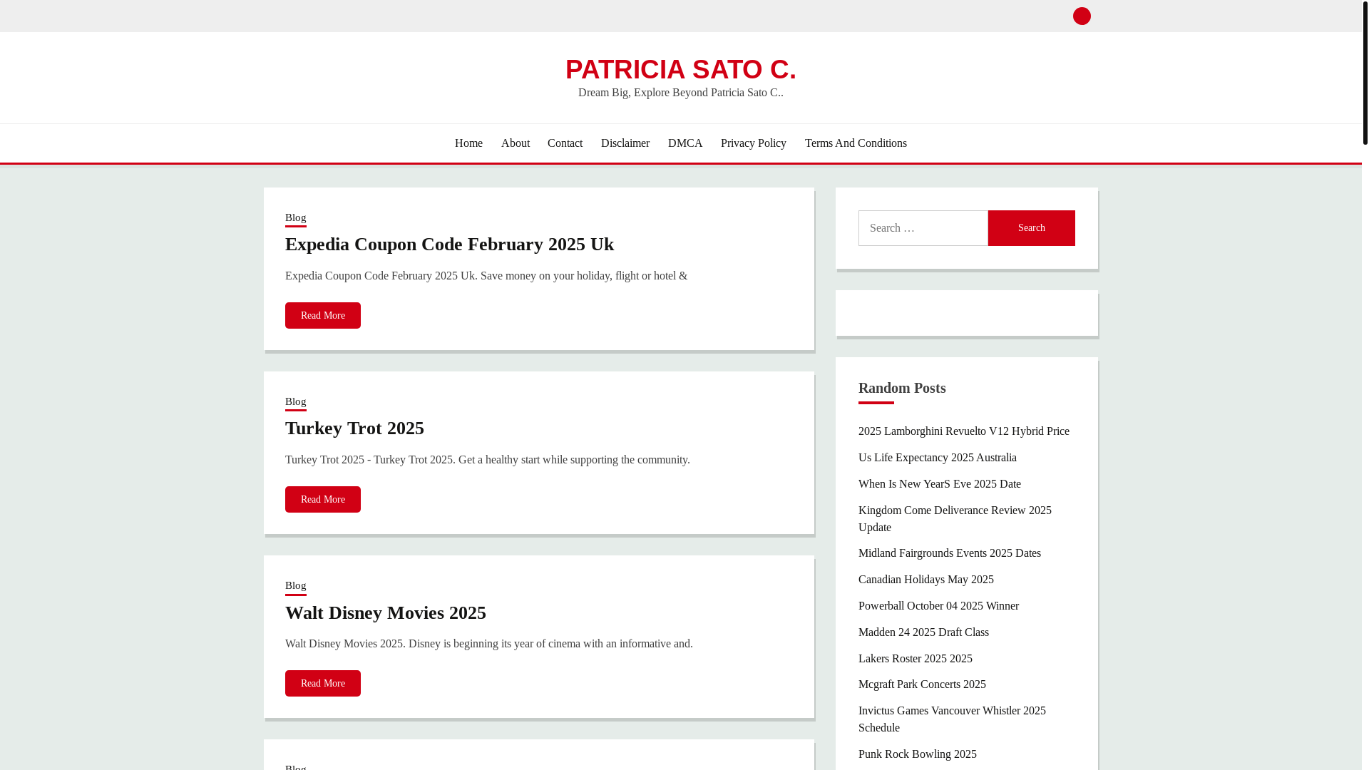 website screenshot of https://patriciasatoc.pages.dev/