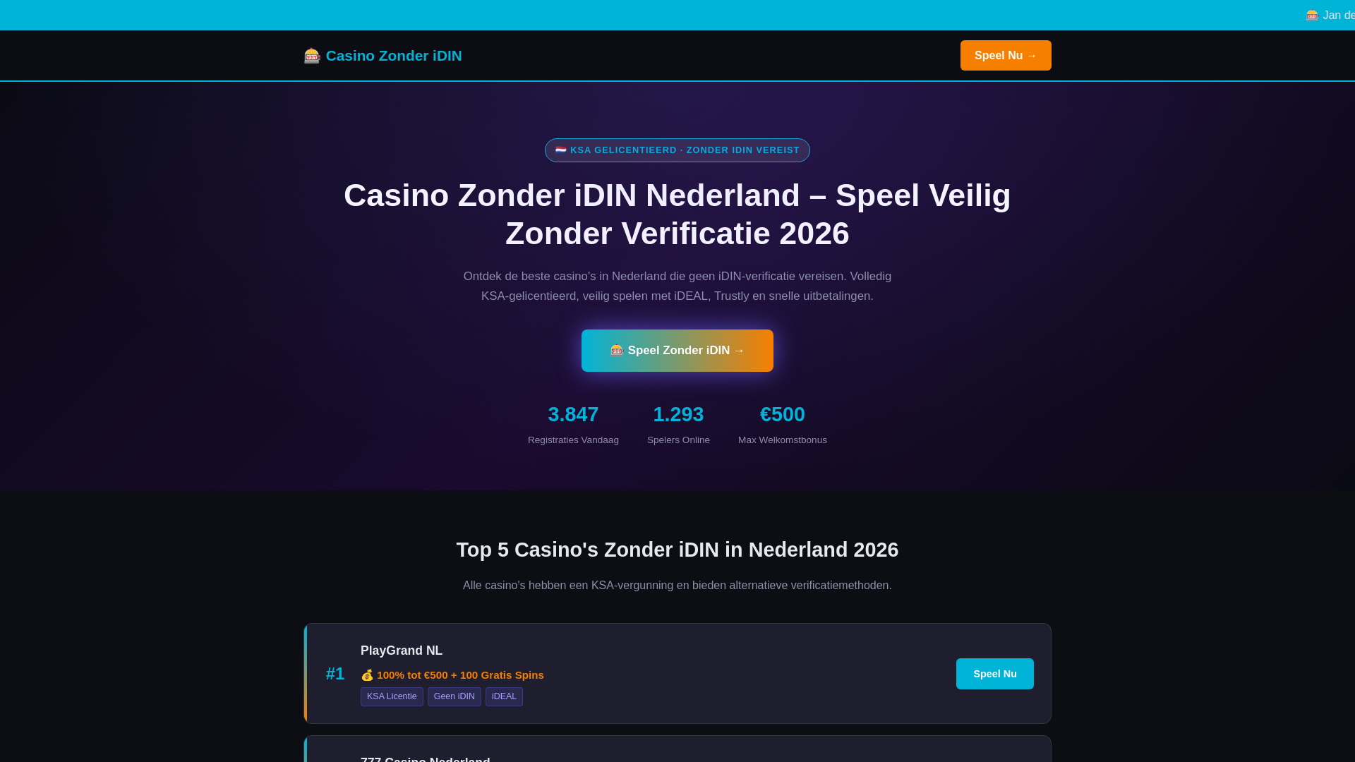 website screenshot of https://bij-zzzaak-nl.pages.dev/
