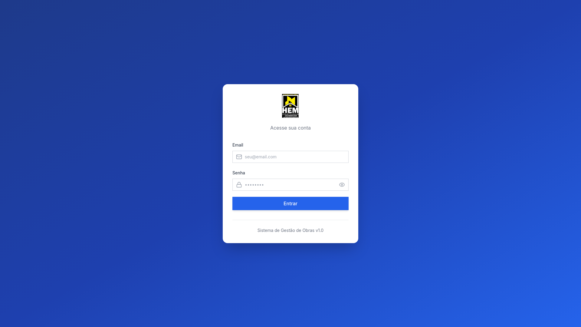 website screenshot of https://hemconstrumais.com