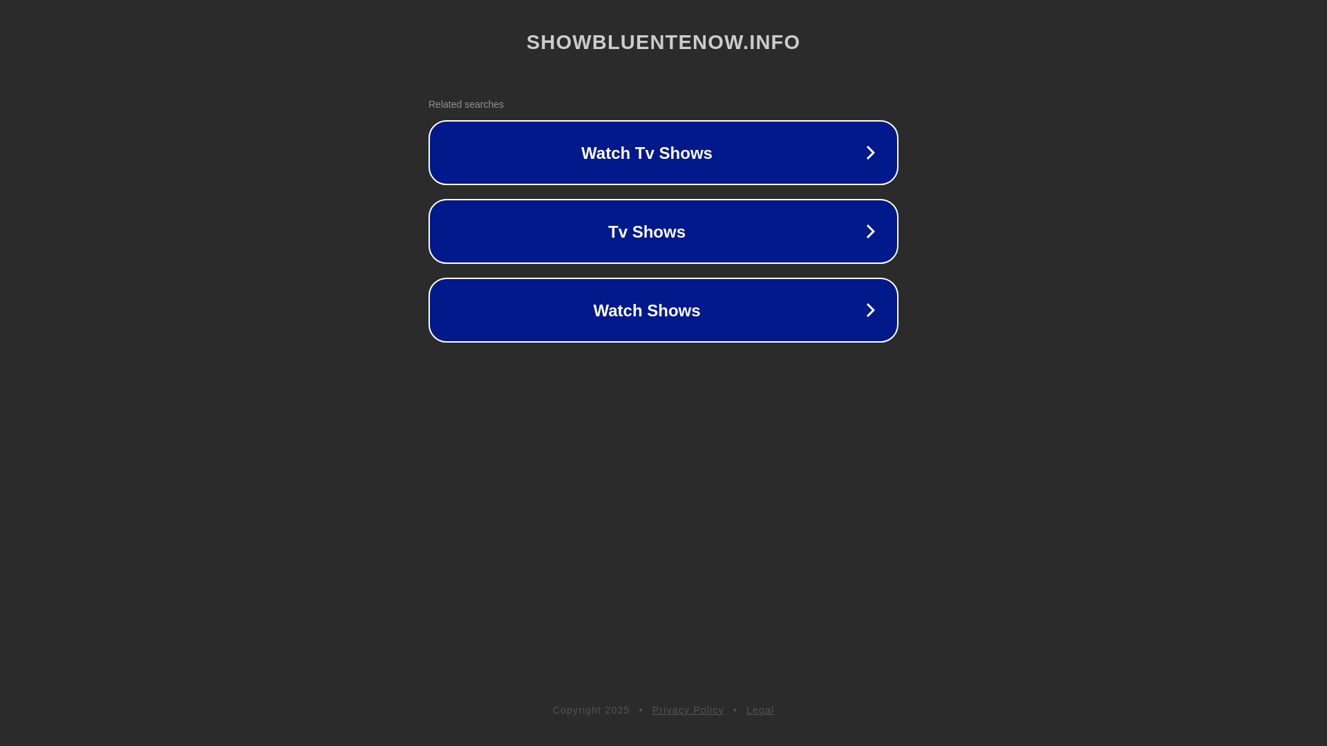 website screenshot of https://showbluentenow.info/