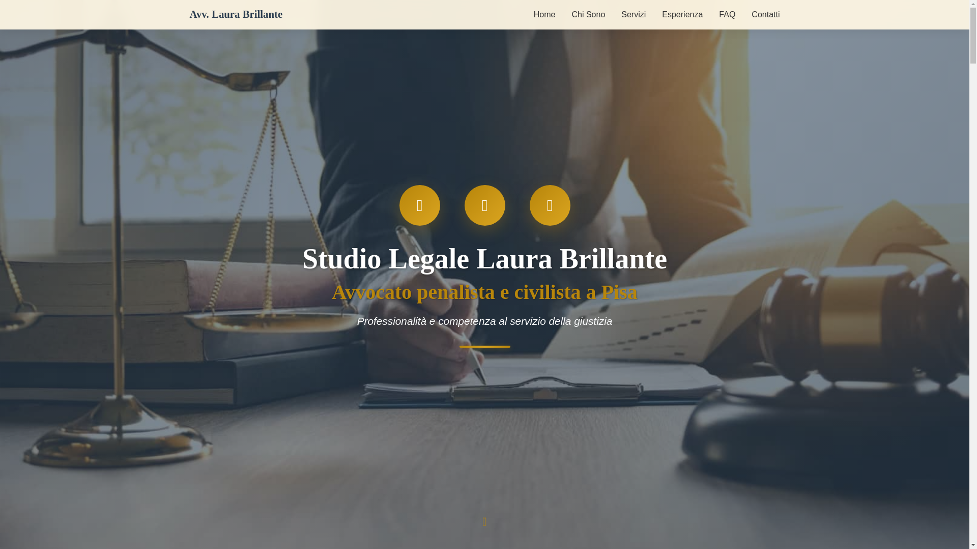 website screenshot of https://studiolegalebrillante.it/
