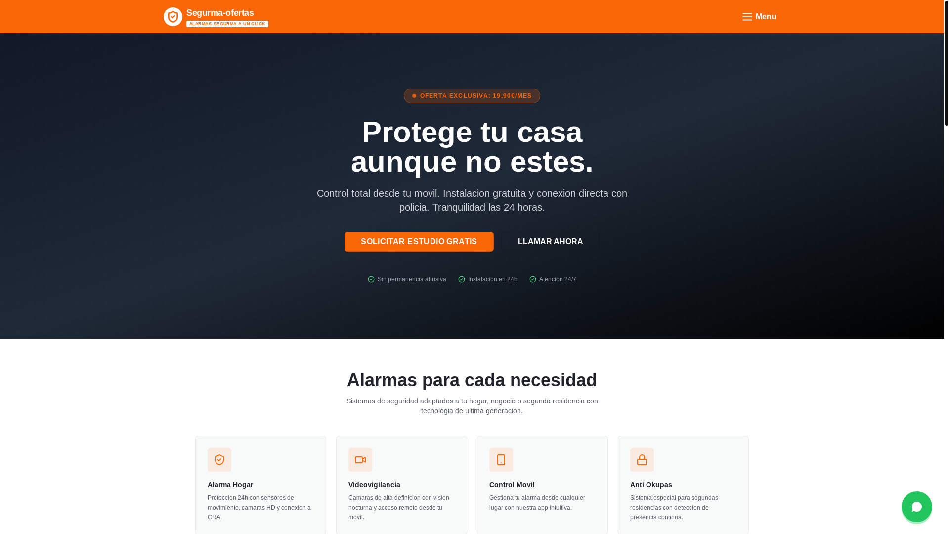 website screenshot of https://segurma-antiokupa.com/