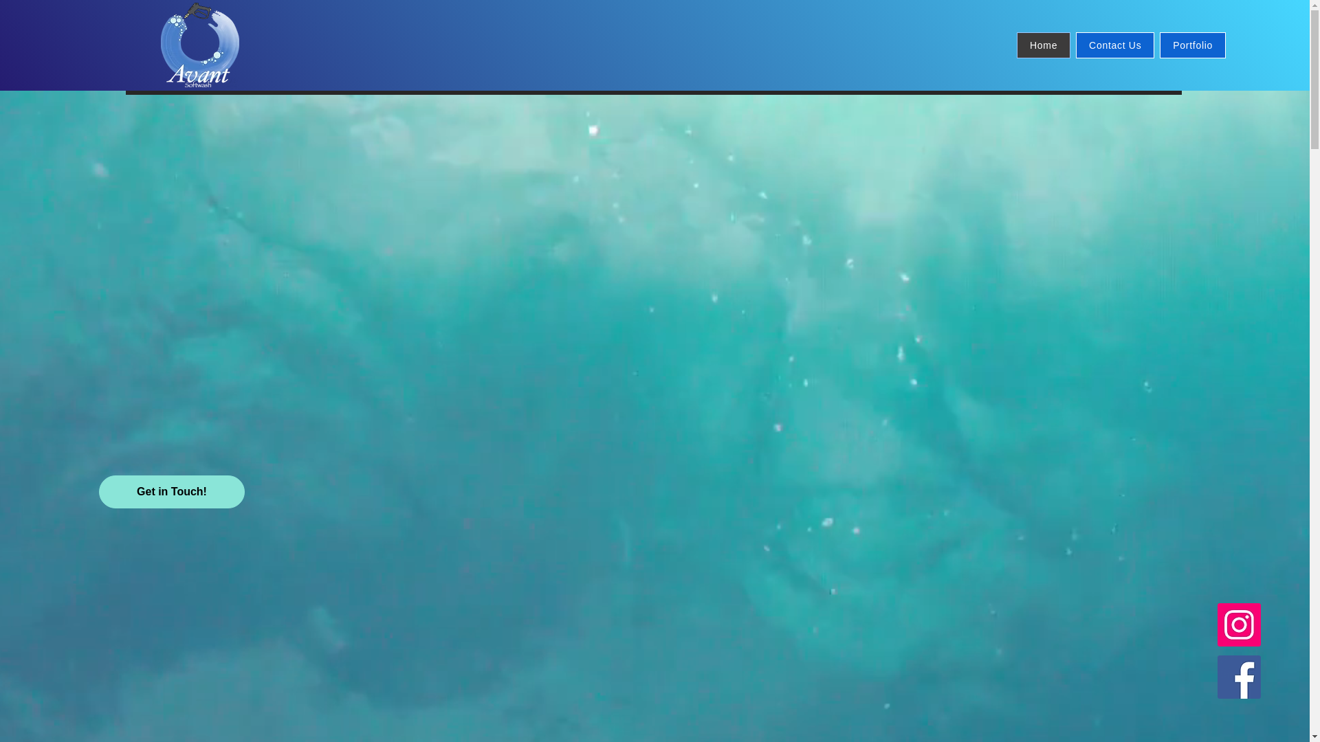 website screenshot of https://avantsoftwash.com/