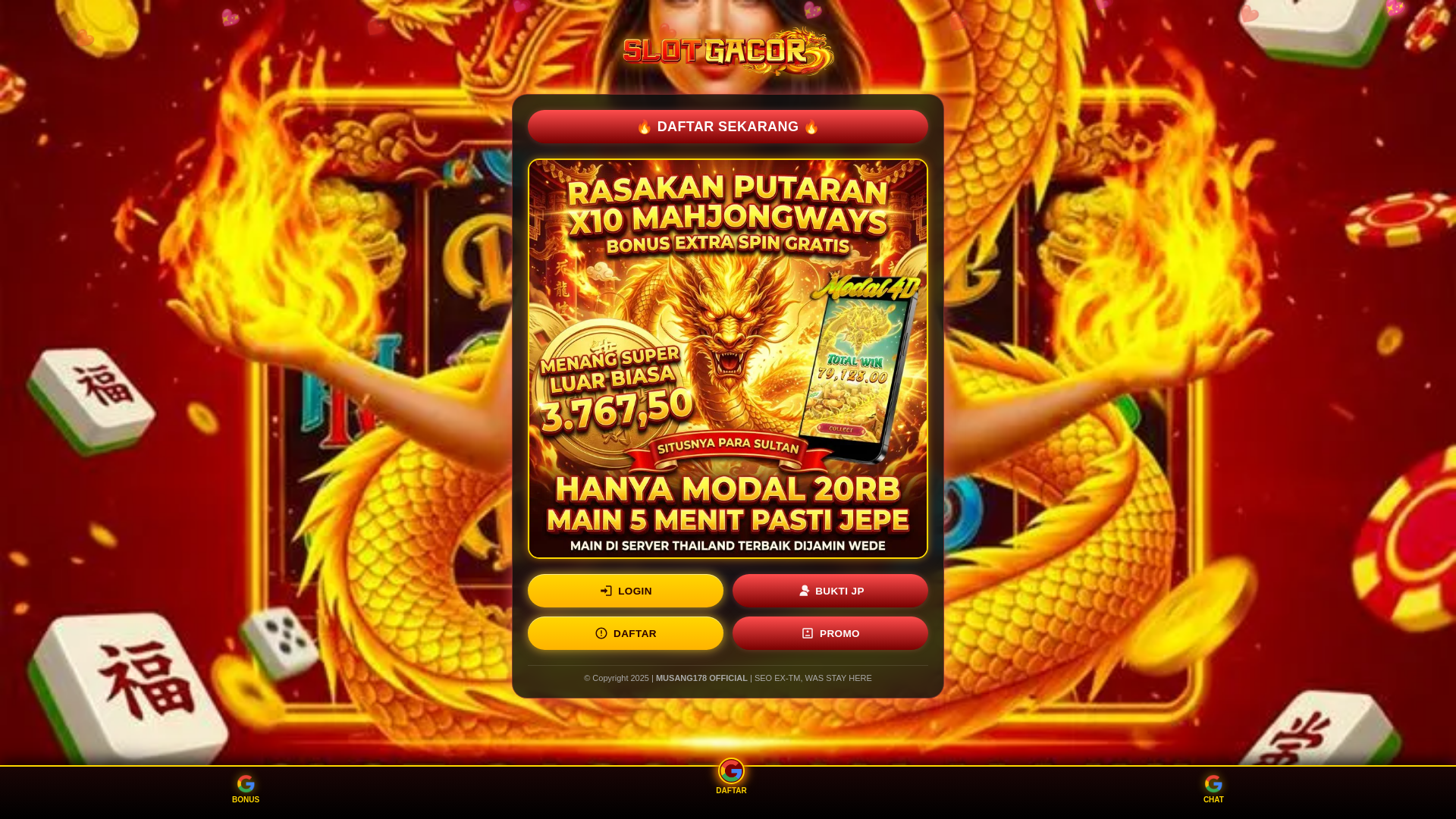 website screenshot of https://kaynessemicon-pemburu-musang.pages.dev/