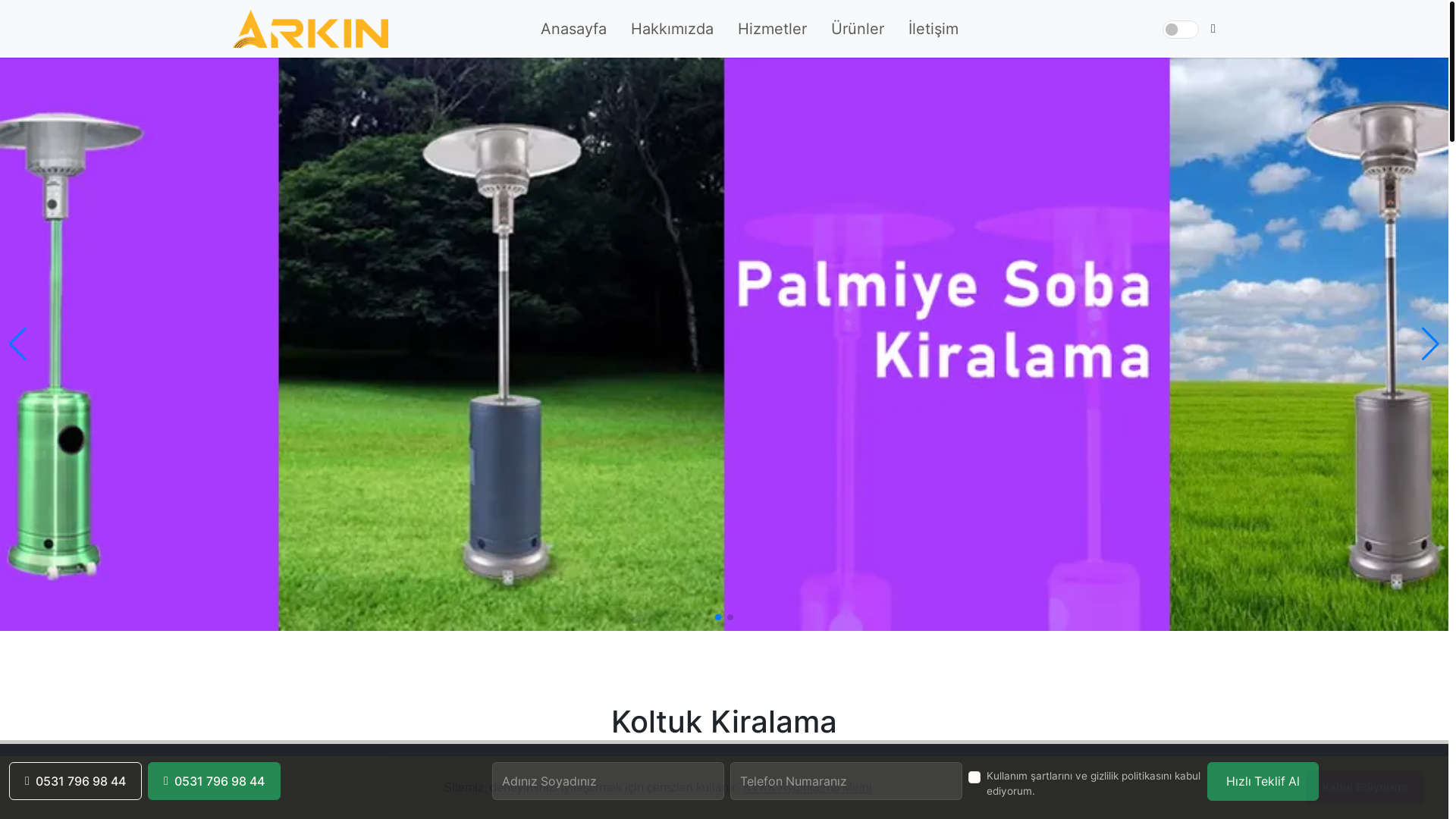 website screenshot of https://organizasyonsandalyesi.tr/