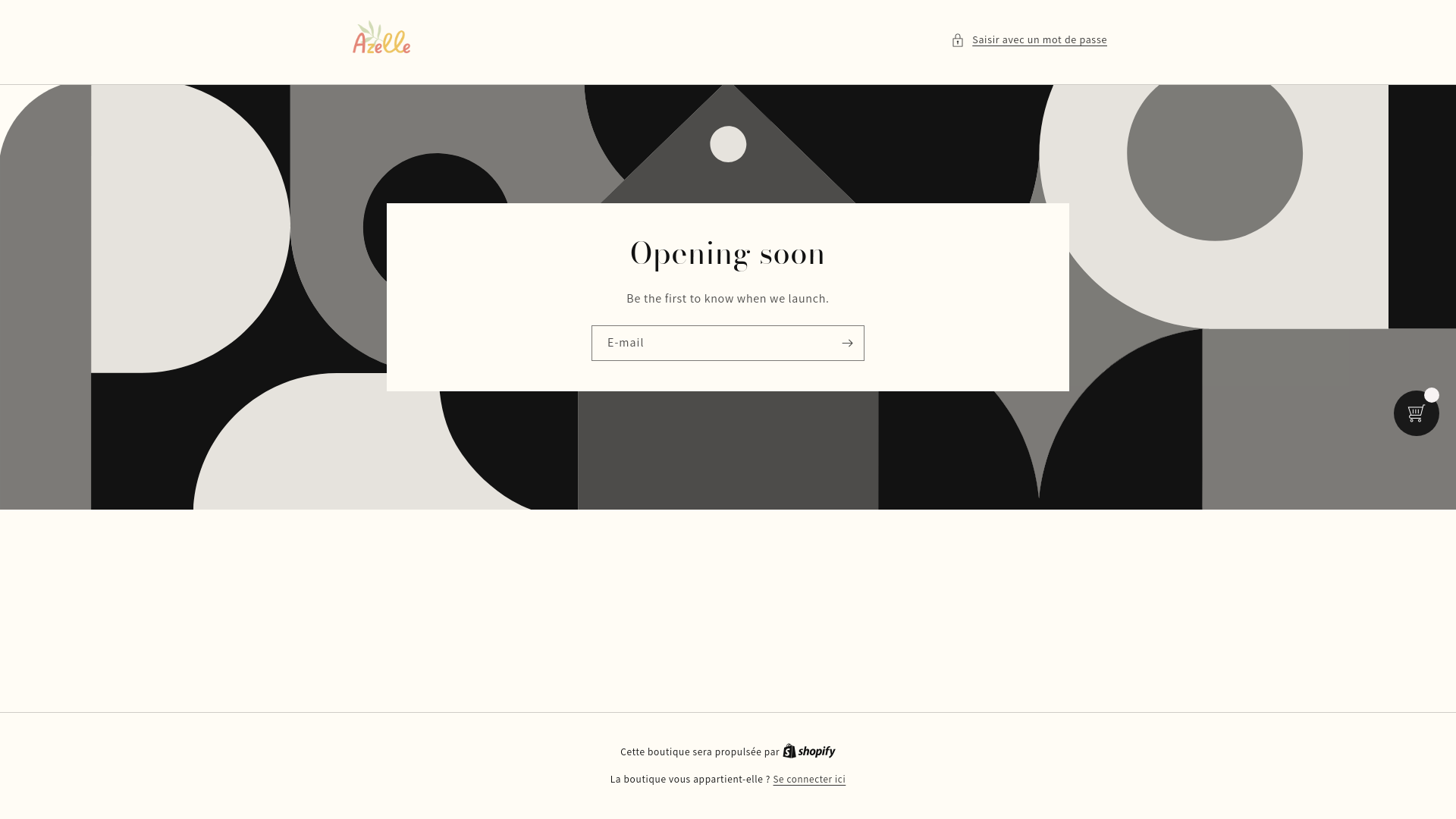 website screenshot of https://azellecosmetic.be/