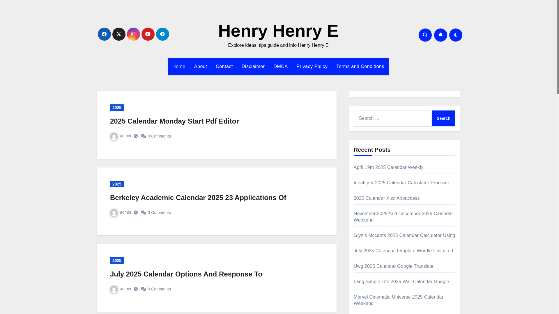 website screenshot of https://henryhenrye.pages.dev/