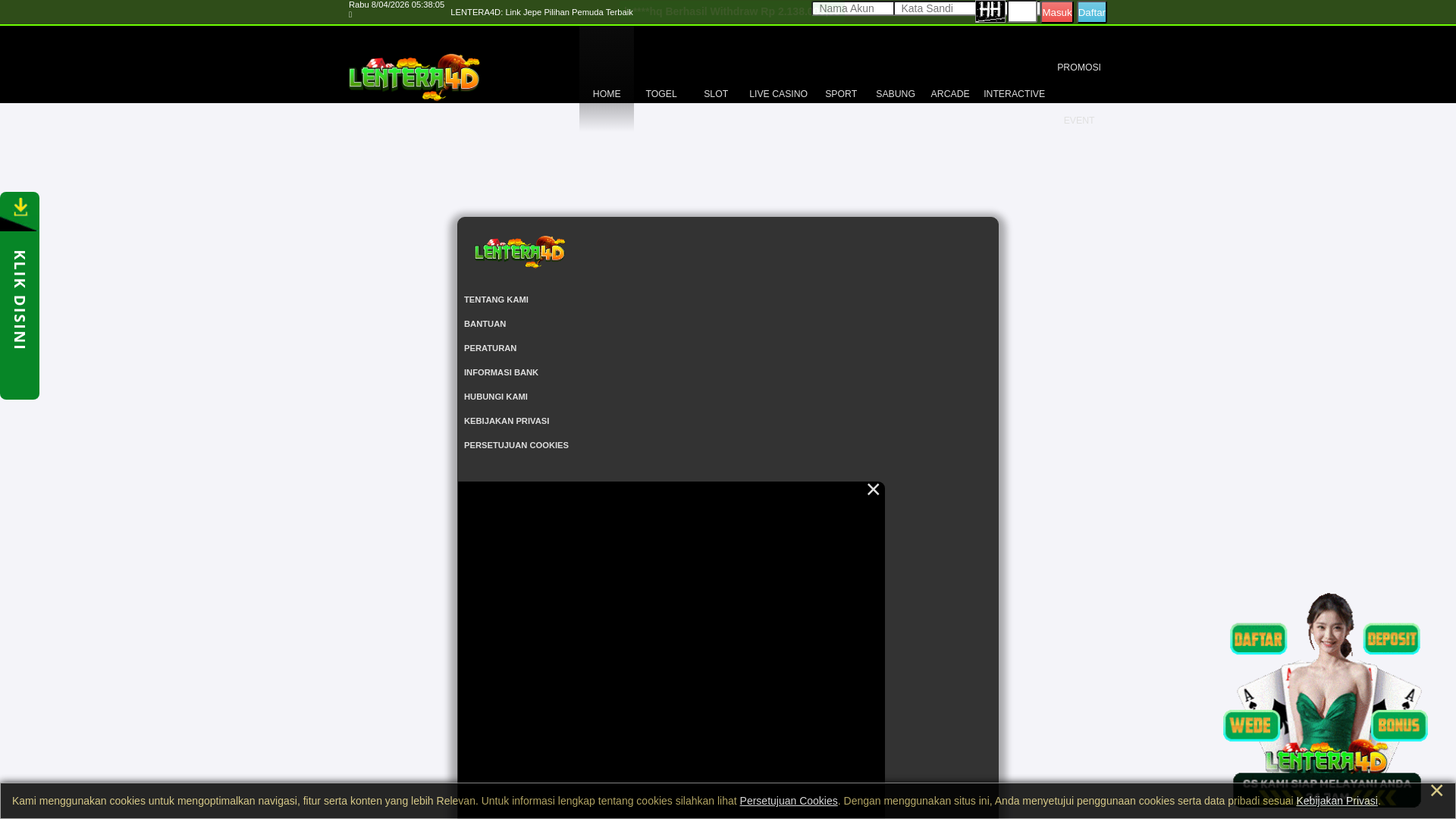 website screenshot of https://altlenterakirstem.click